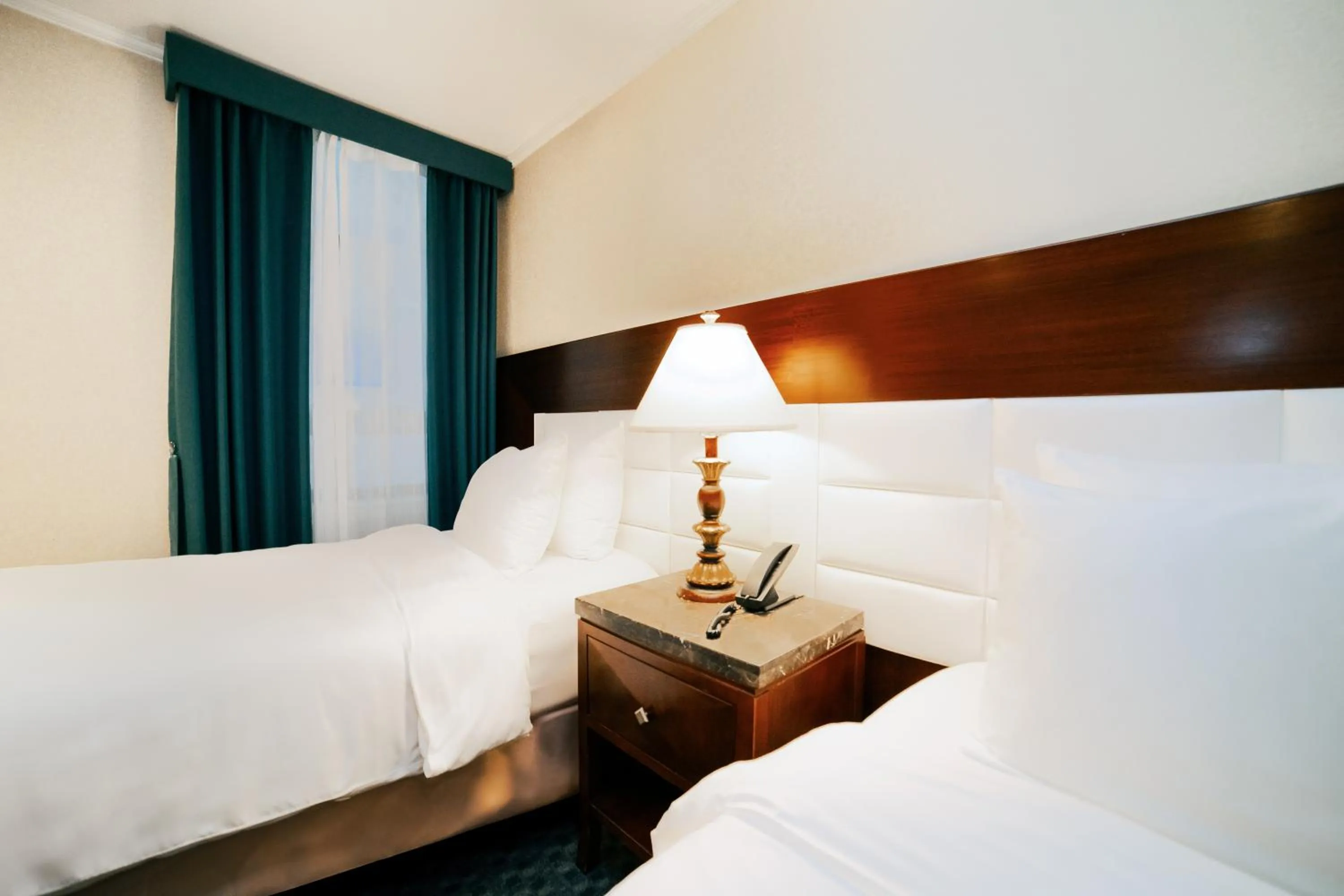 Bed in Hotel Stanford