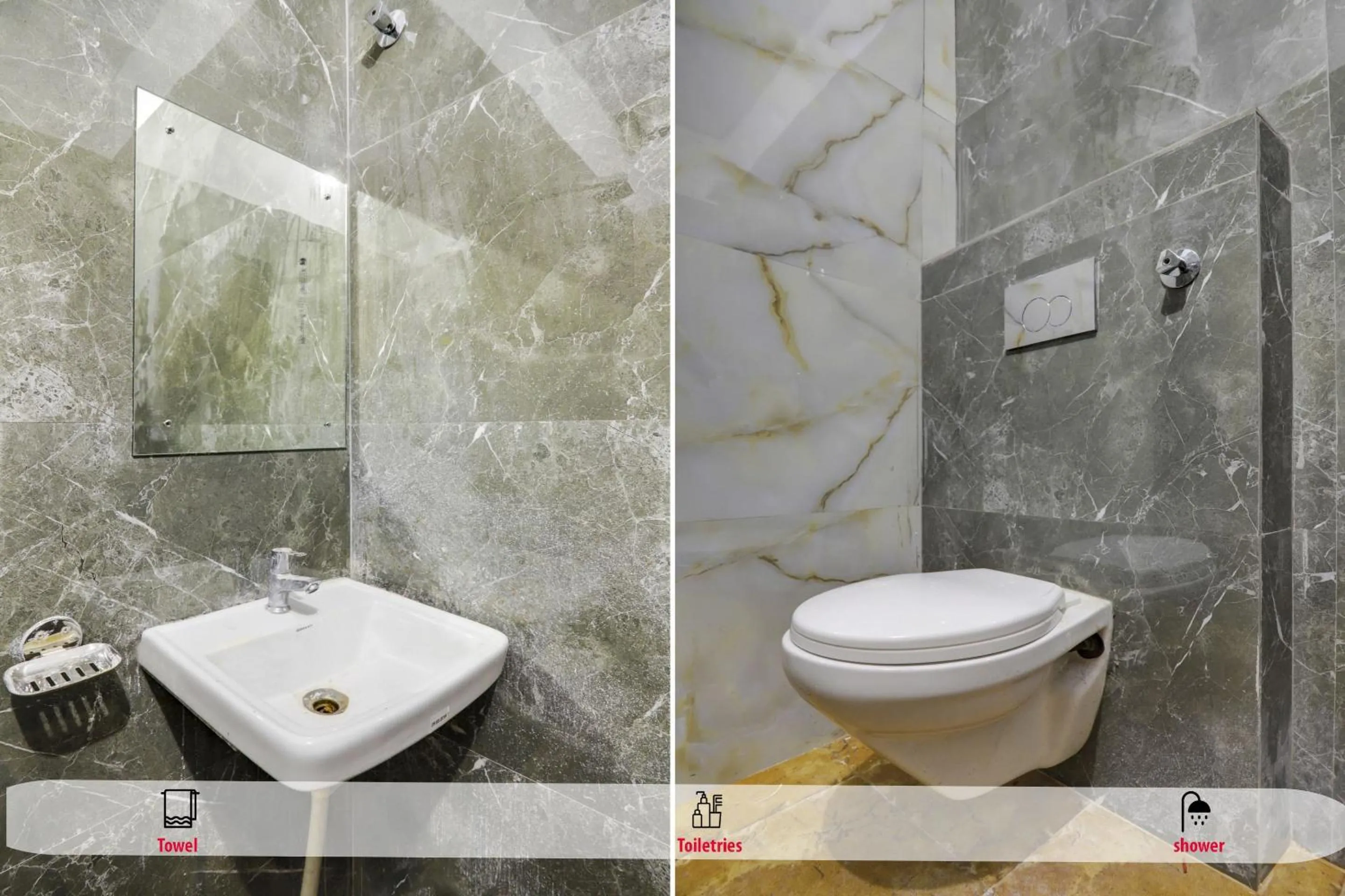 Bathroom in Hotel O Gd Palace