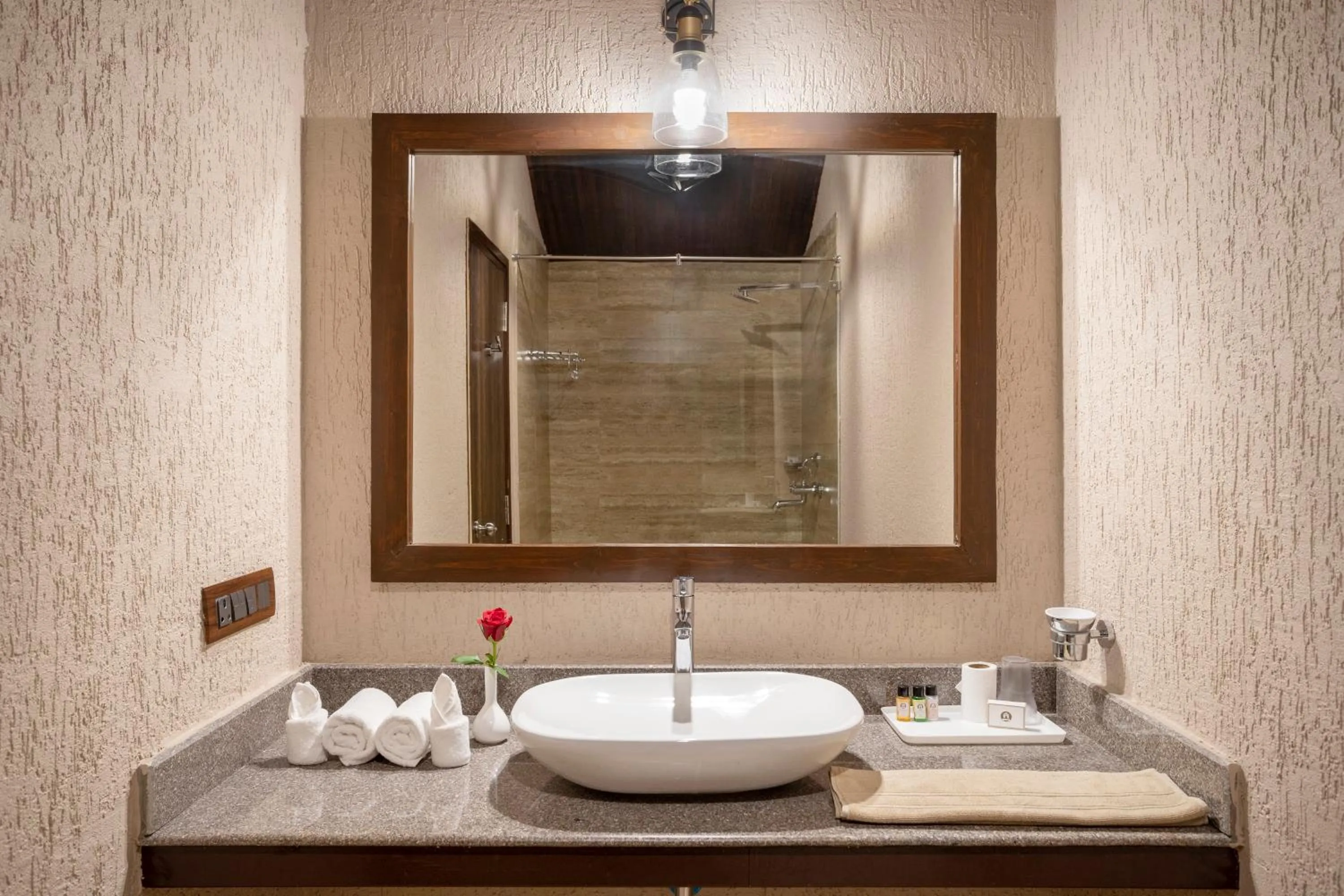 Bathroom in Stone Wood Premier Gokarna