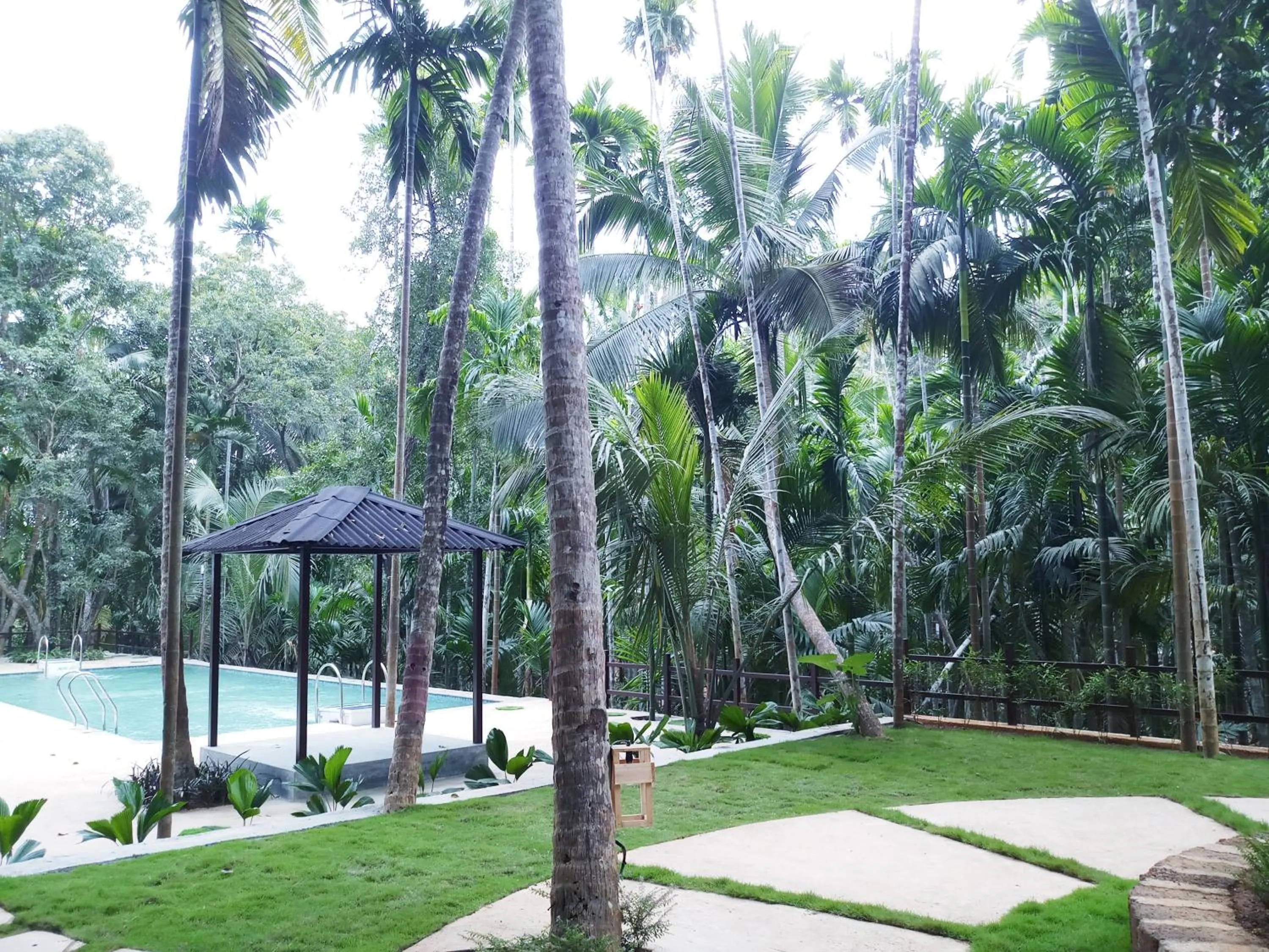 Pool view in Stone Wood Premier Gokarna