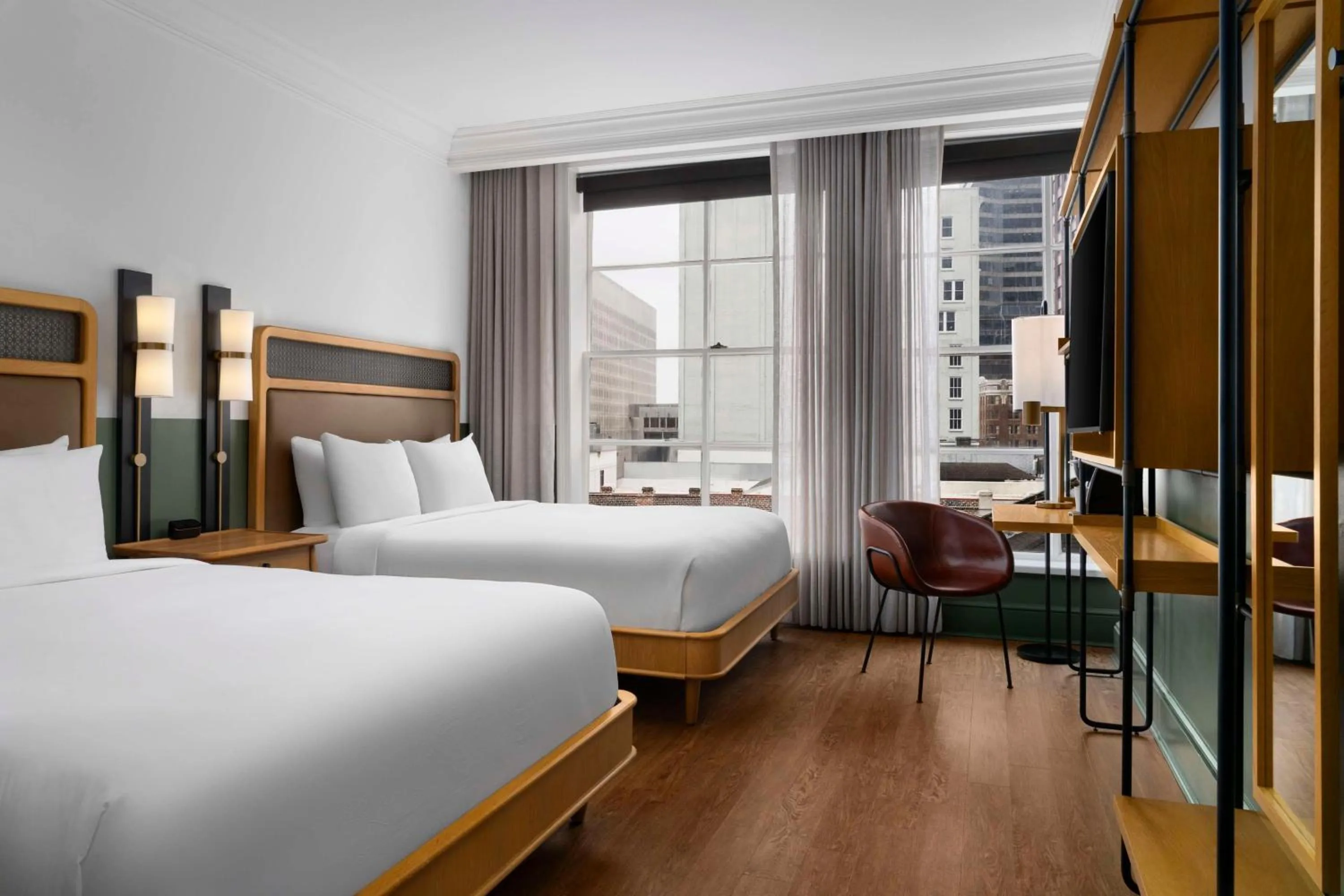 Bed in Hotel Theo New Orleans, Tapestry Collection by Hilton