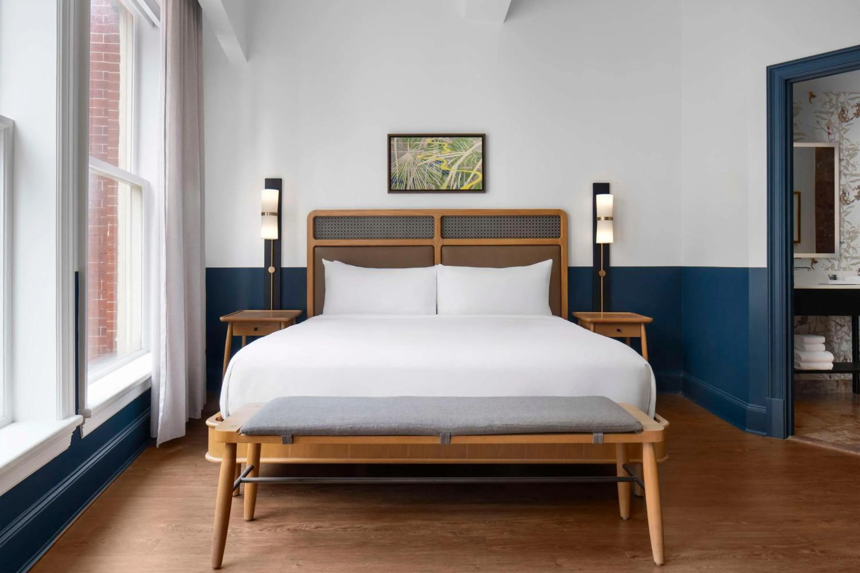 Bed in Hotel Theo New Orleans, Tapestry Collection by Hilton