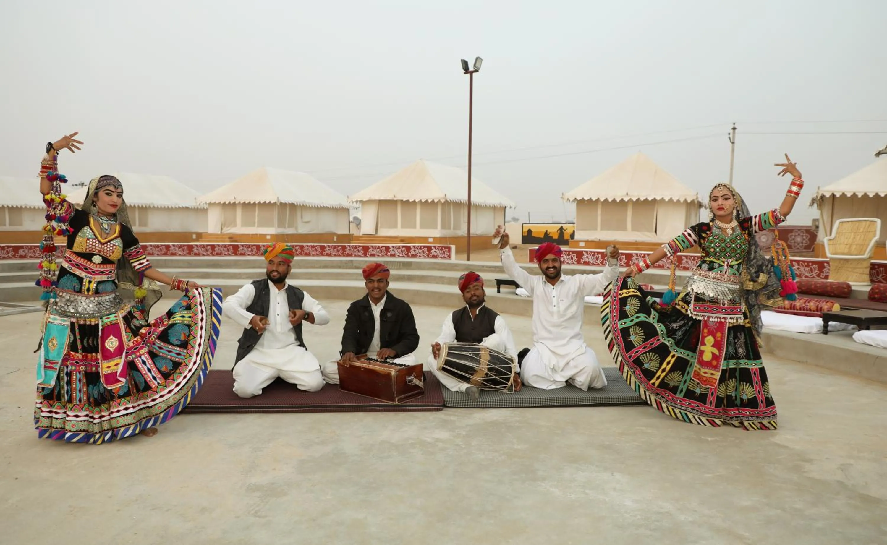 People in Bhavya Resort - Luxury Boutique Desert Camp