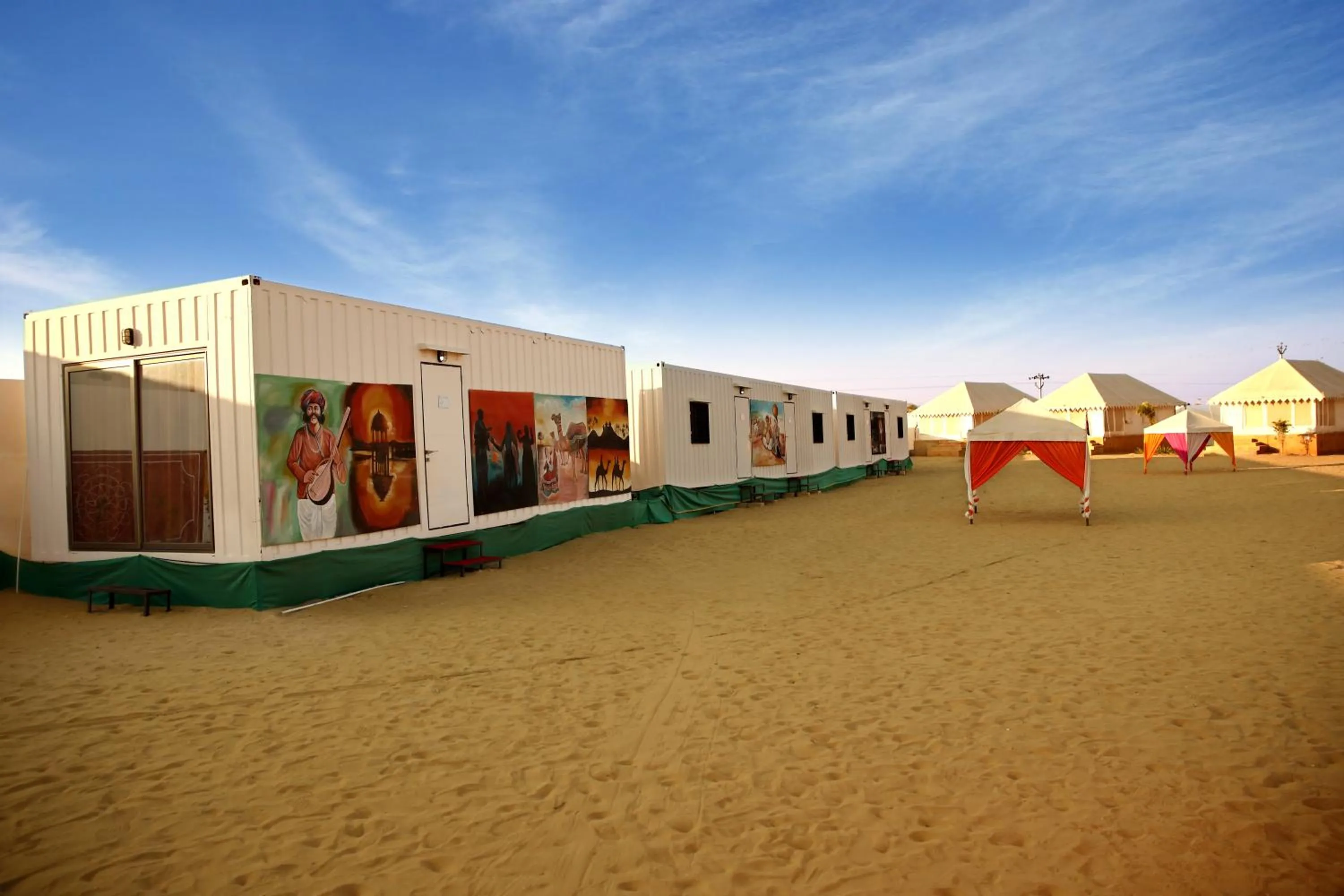 Property building in Bhavya Resort - Luxury Boutique Desert Camp
