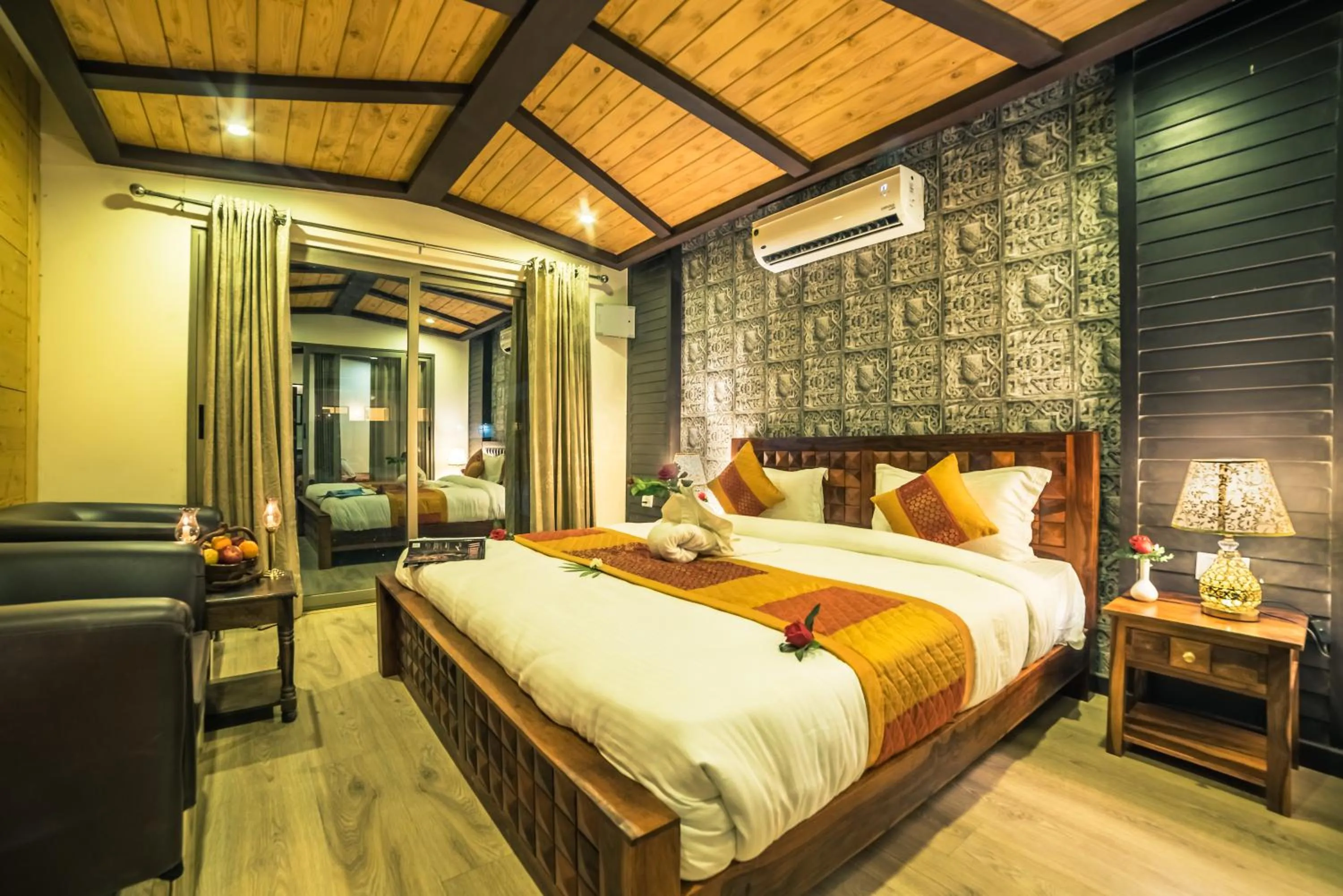Bed in Bhavya Resort - Luxury Boutique Desert Camp
