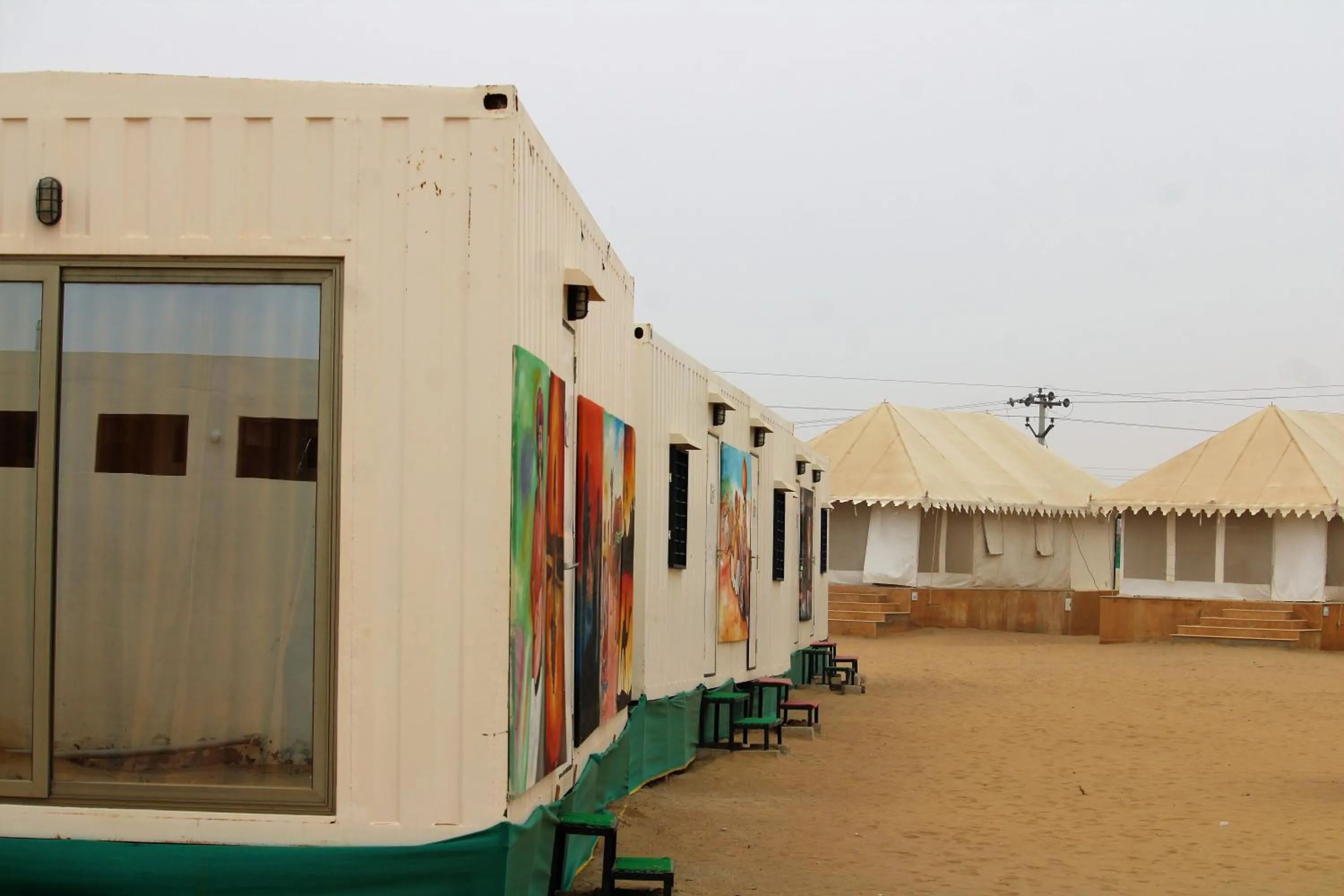 Facade/entrance in Bhavya Resort - Luxury Boutique Desert Camp