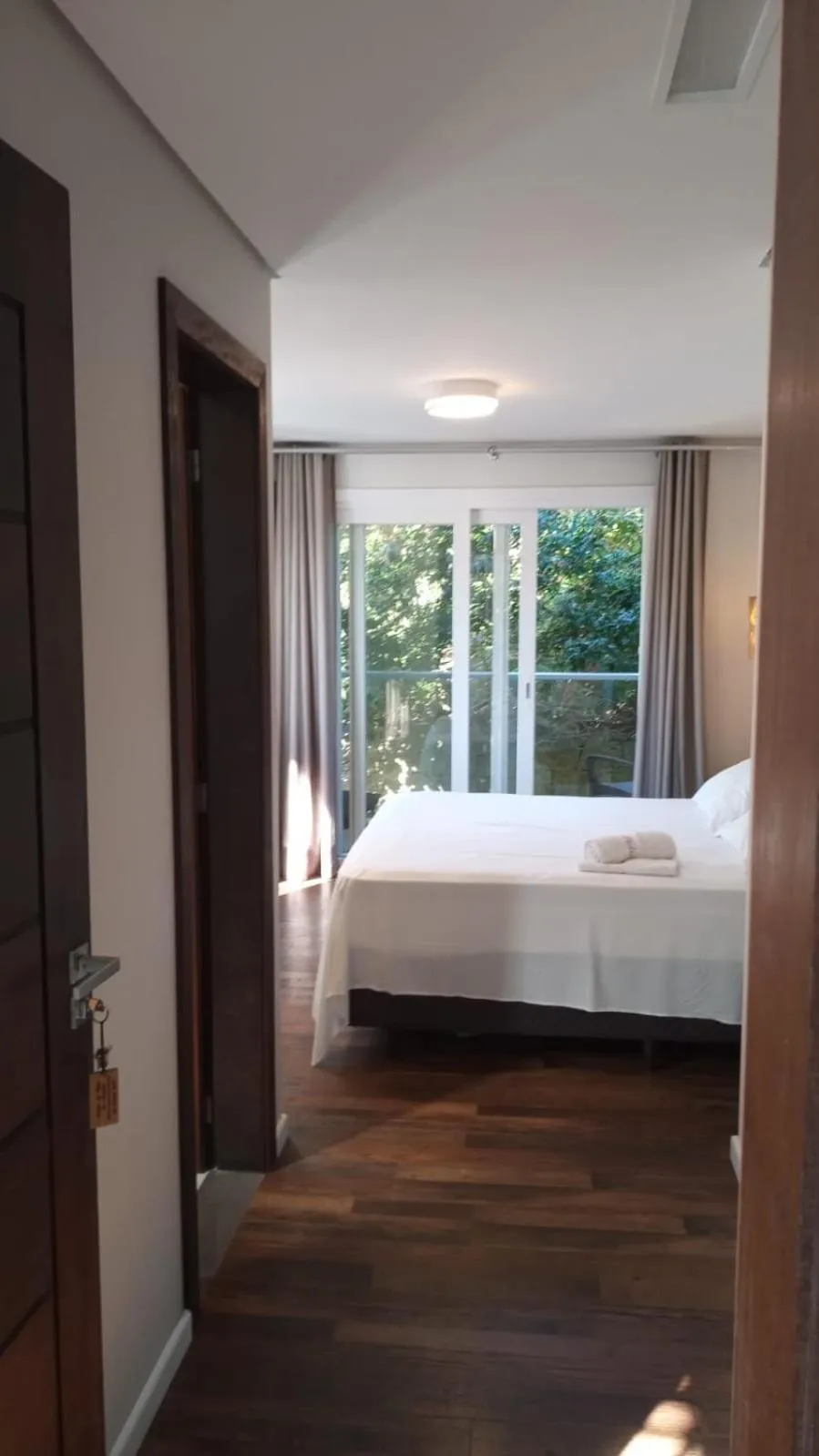 Bed in Pousada Las Piedras