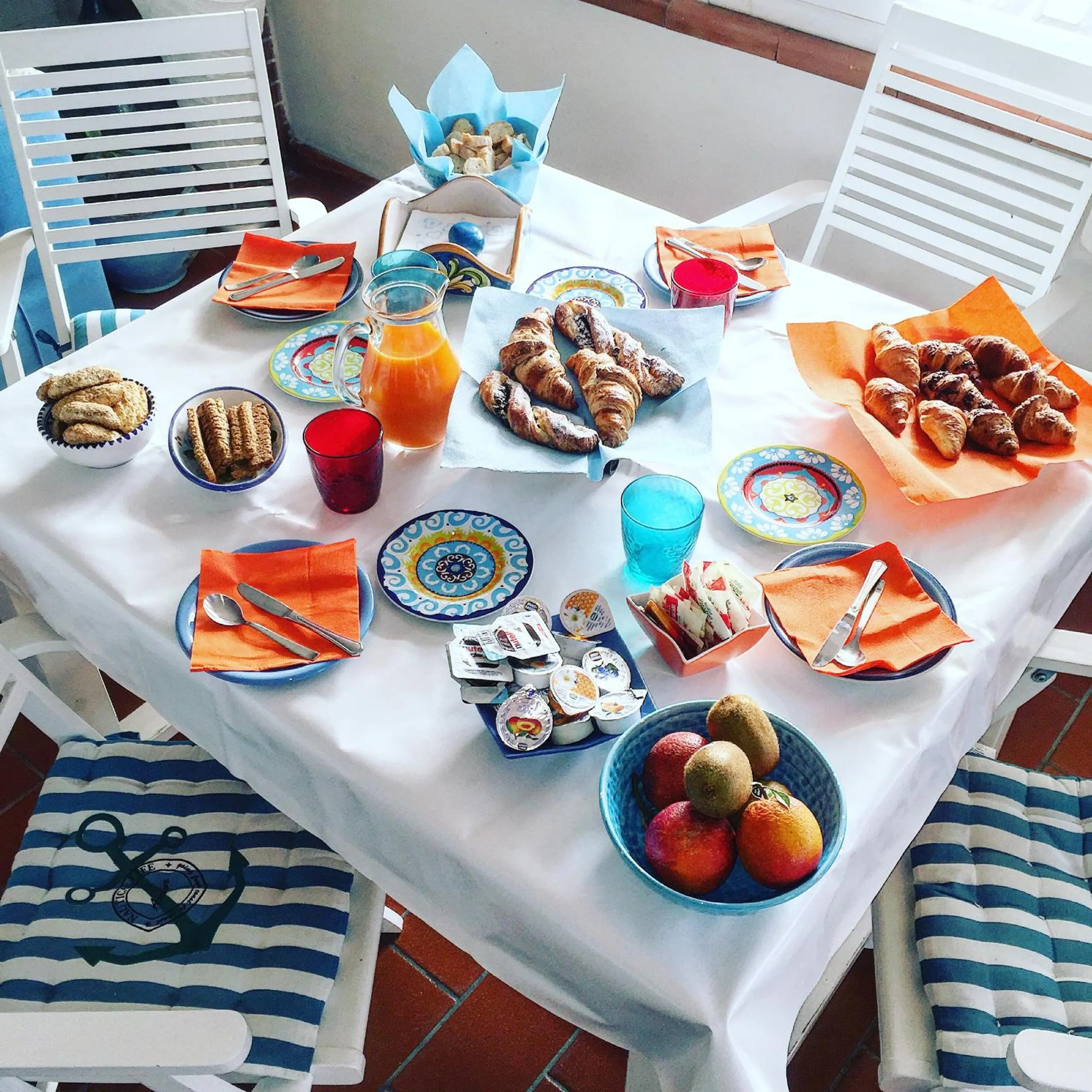 Italian breakfast in Villa Cetta B&B