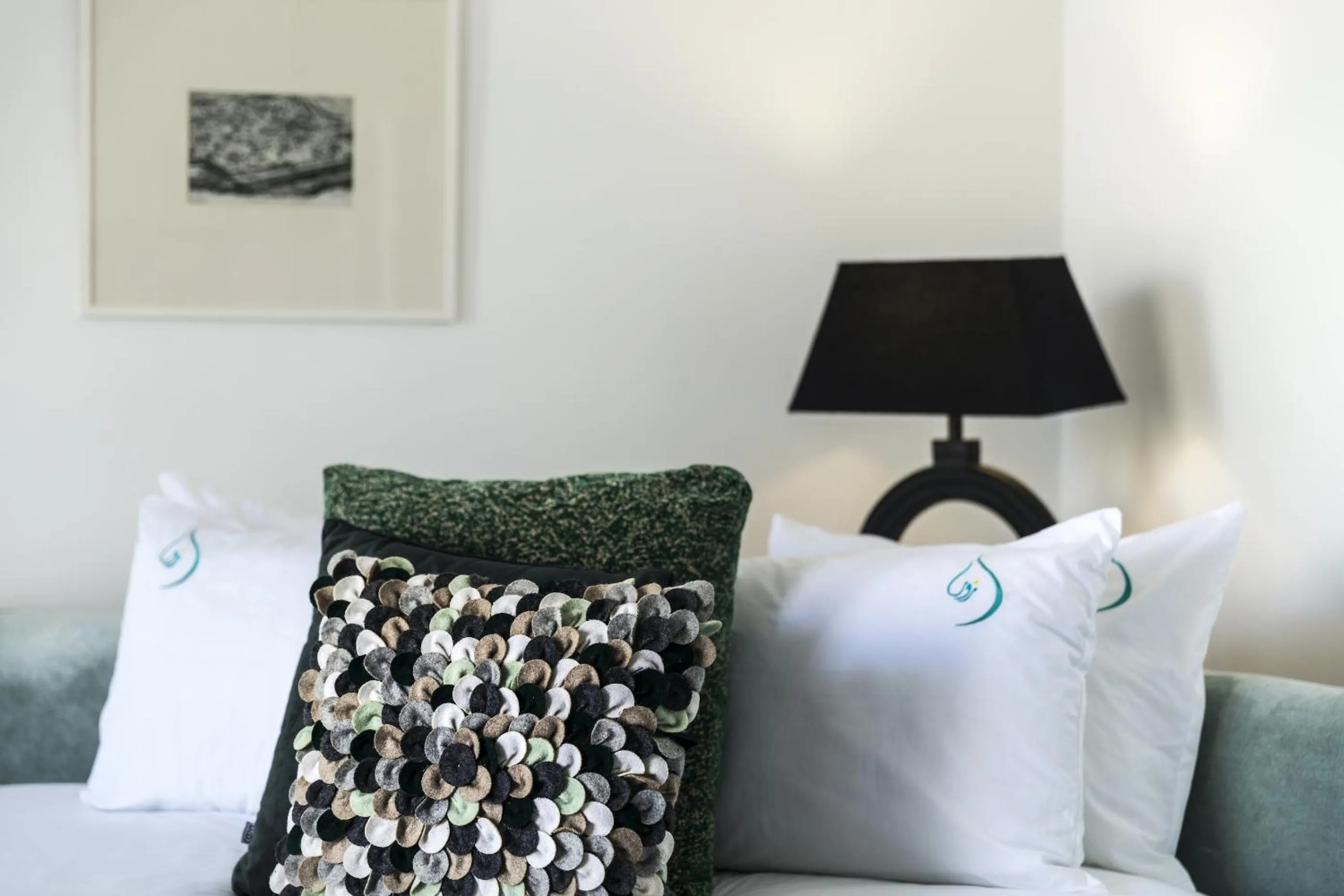 Decorative detail in Suite Azur Hotel