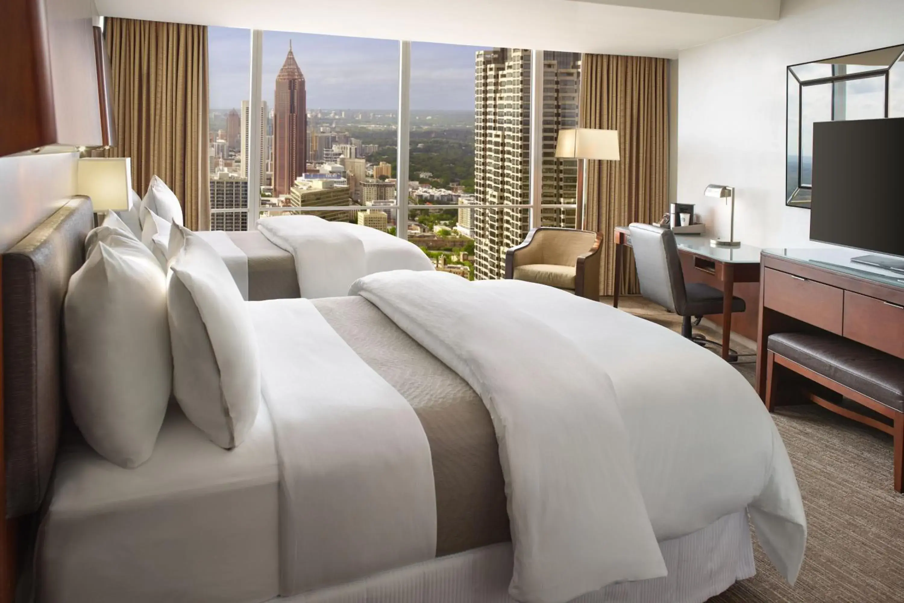 Traditional, Guest room, 2 Queen, Low floor in The Westin Peachtree Plaza, Atlanta Traditional, Guest room, 2 Queen, Low floor in The Westin Peachtree Plaza, Atlanta