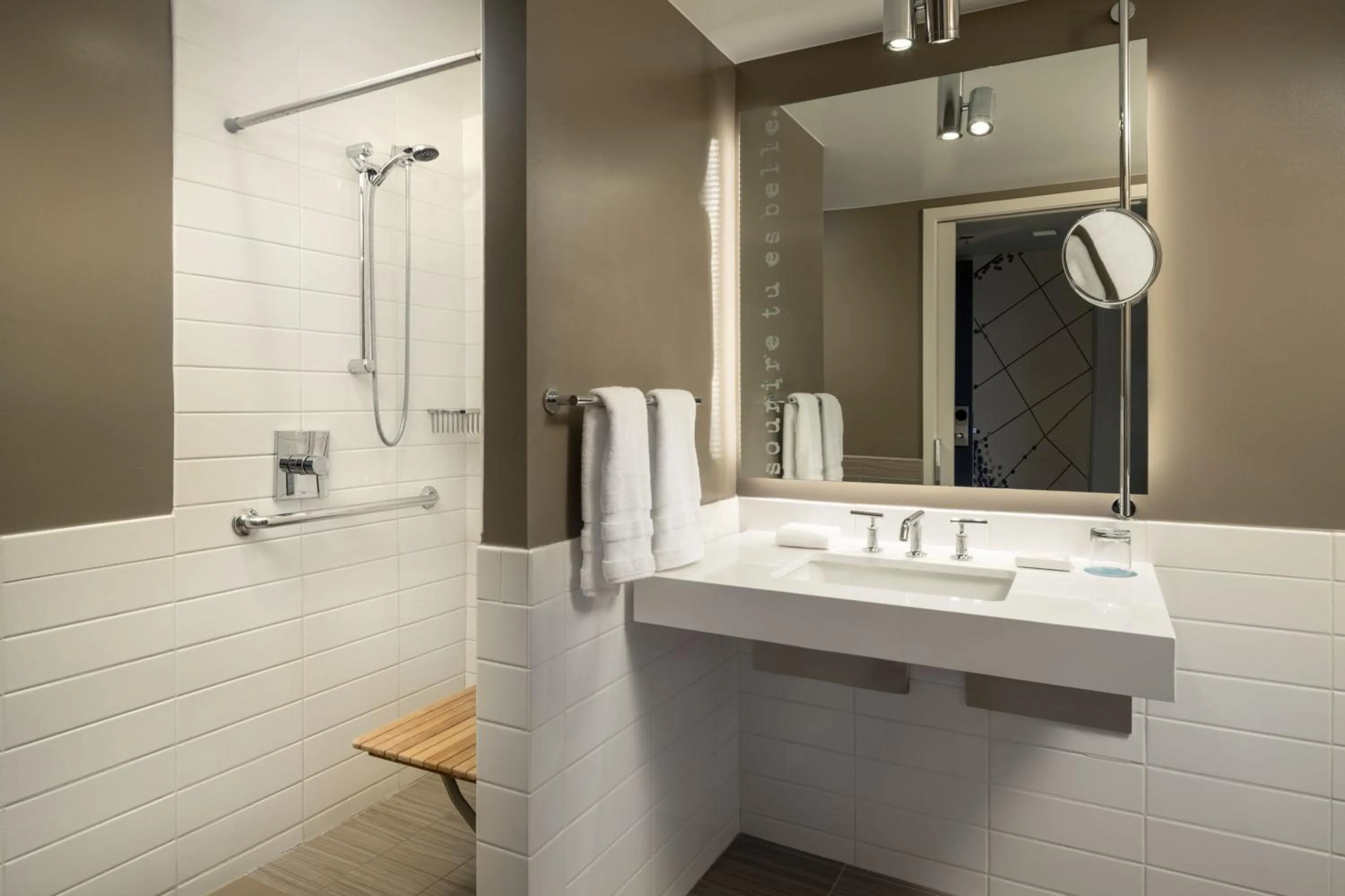 Bathroom in Le Meridien New Orleans