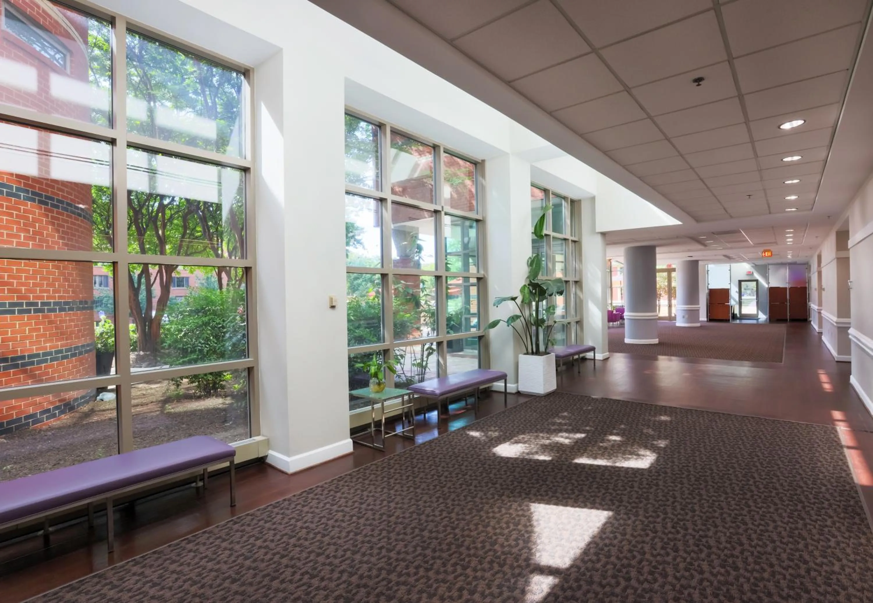 Seating area in Kellogg Conference Hotel Capitol Hill at Gallaudet University