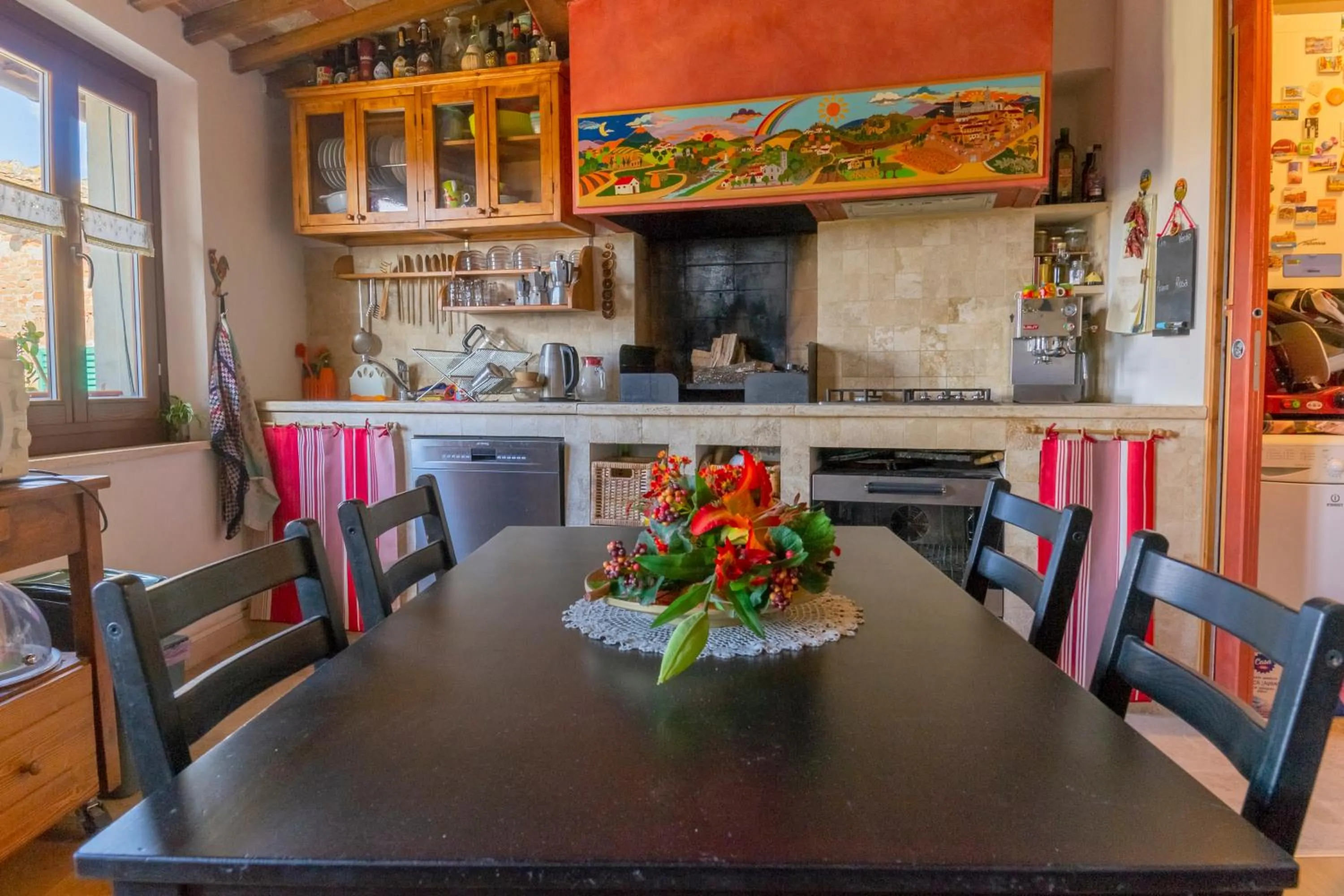 Communal kitchen in Casacenti B&B