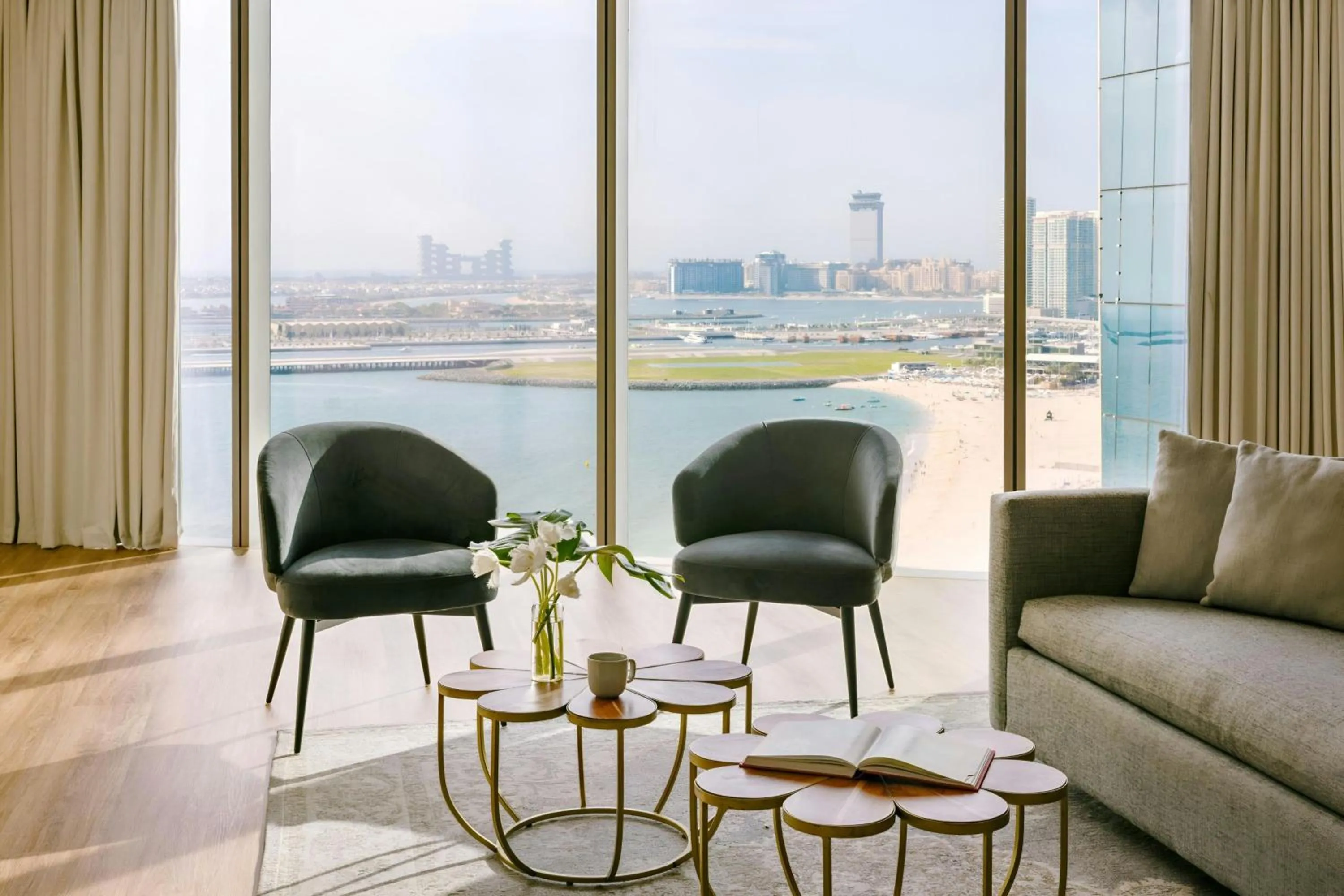 Living room in Sonder by Marriott Bonvoy JBR The Walk Apartments