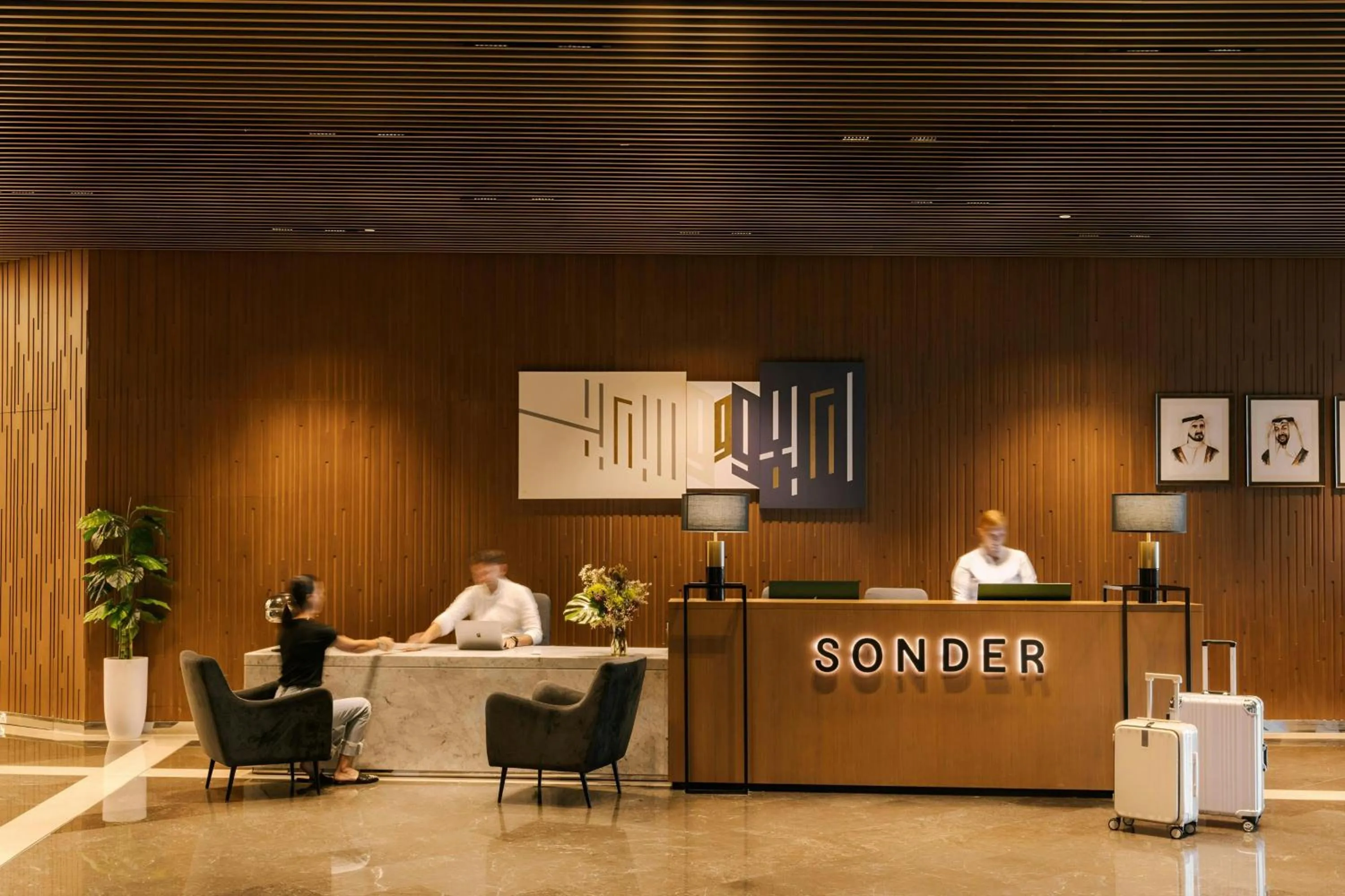 Lobby or reception in Sonder by Marriott Bonvoy JBR The Walk Apartments