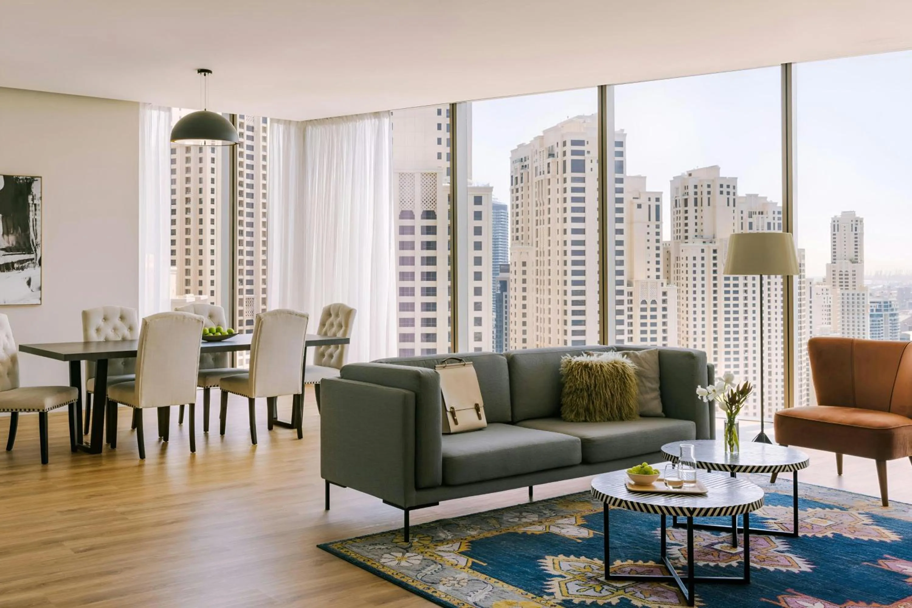 Living room in Sonder by Marriott Bonvoy JBR The Walk Apartments