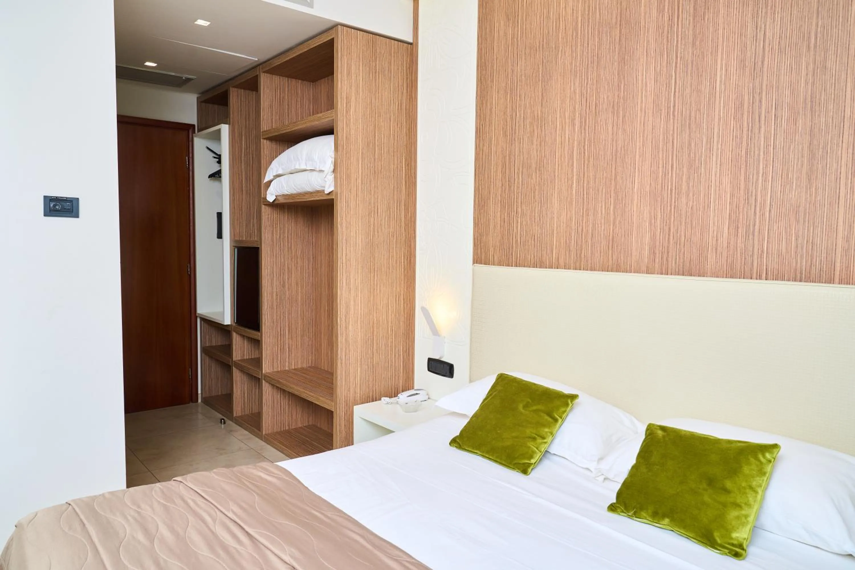 Bed in Hotel Miramare