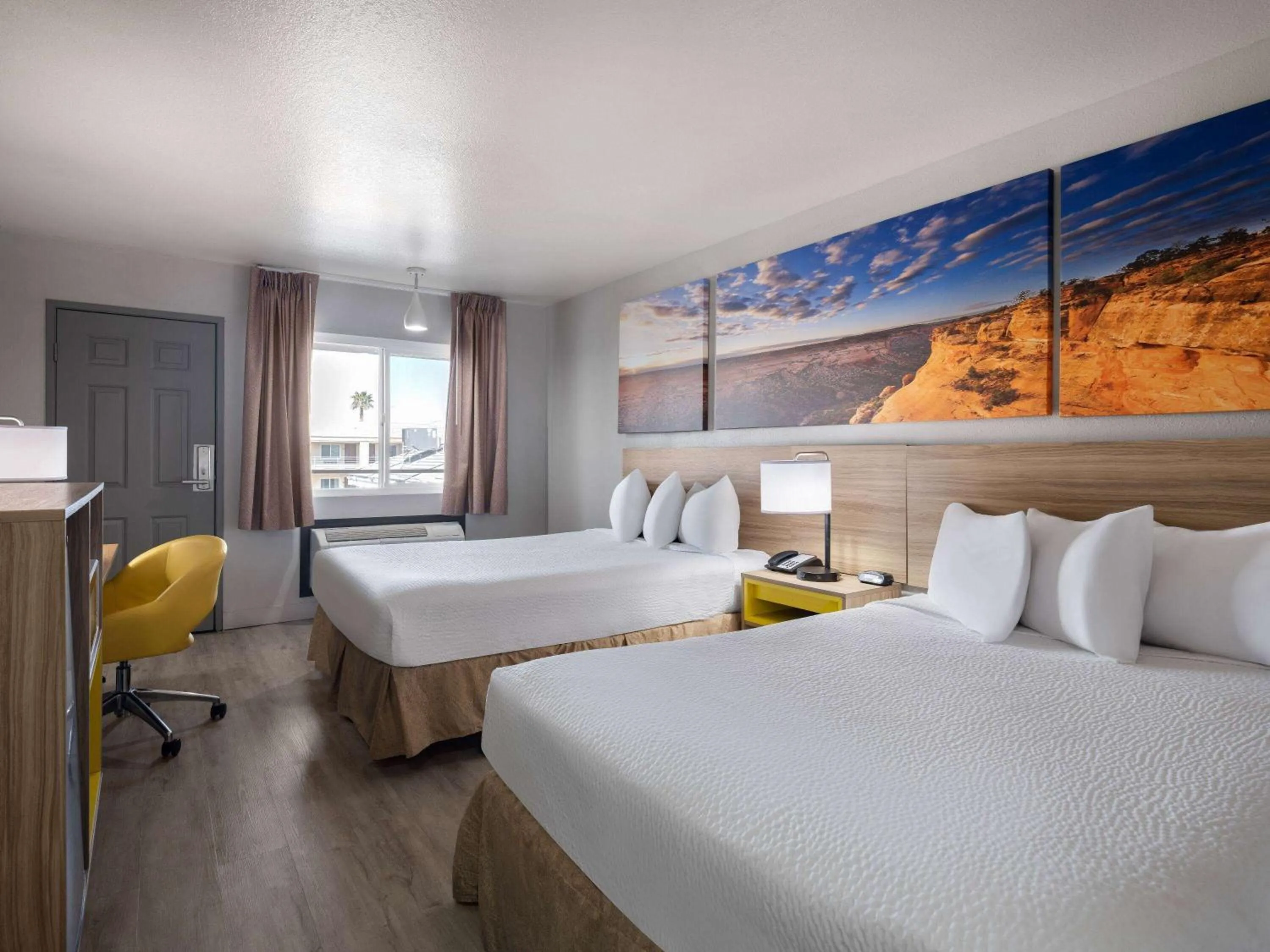 Photo of the whole room, Bed in Days Inn by Wyndham Las Vegas Airport Near the Strip