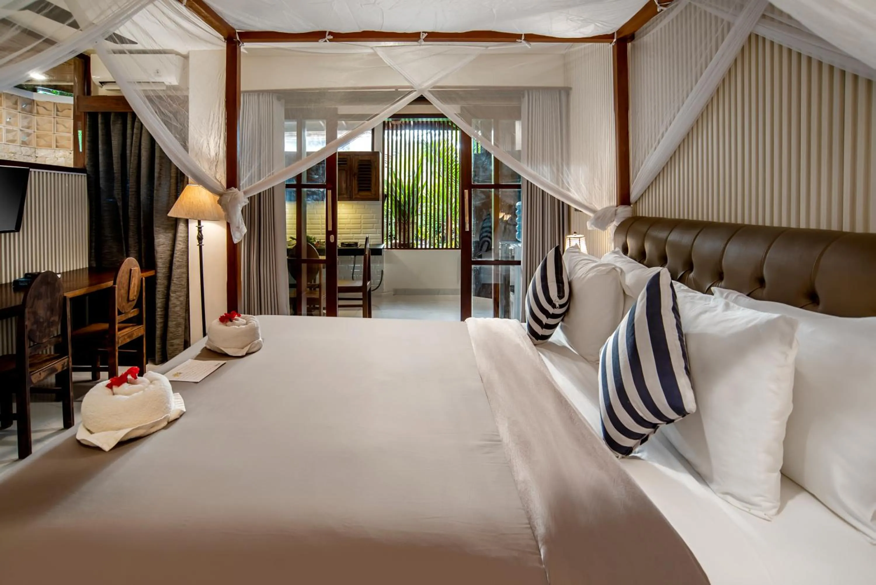 Bed in PNB Bali Villas