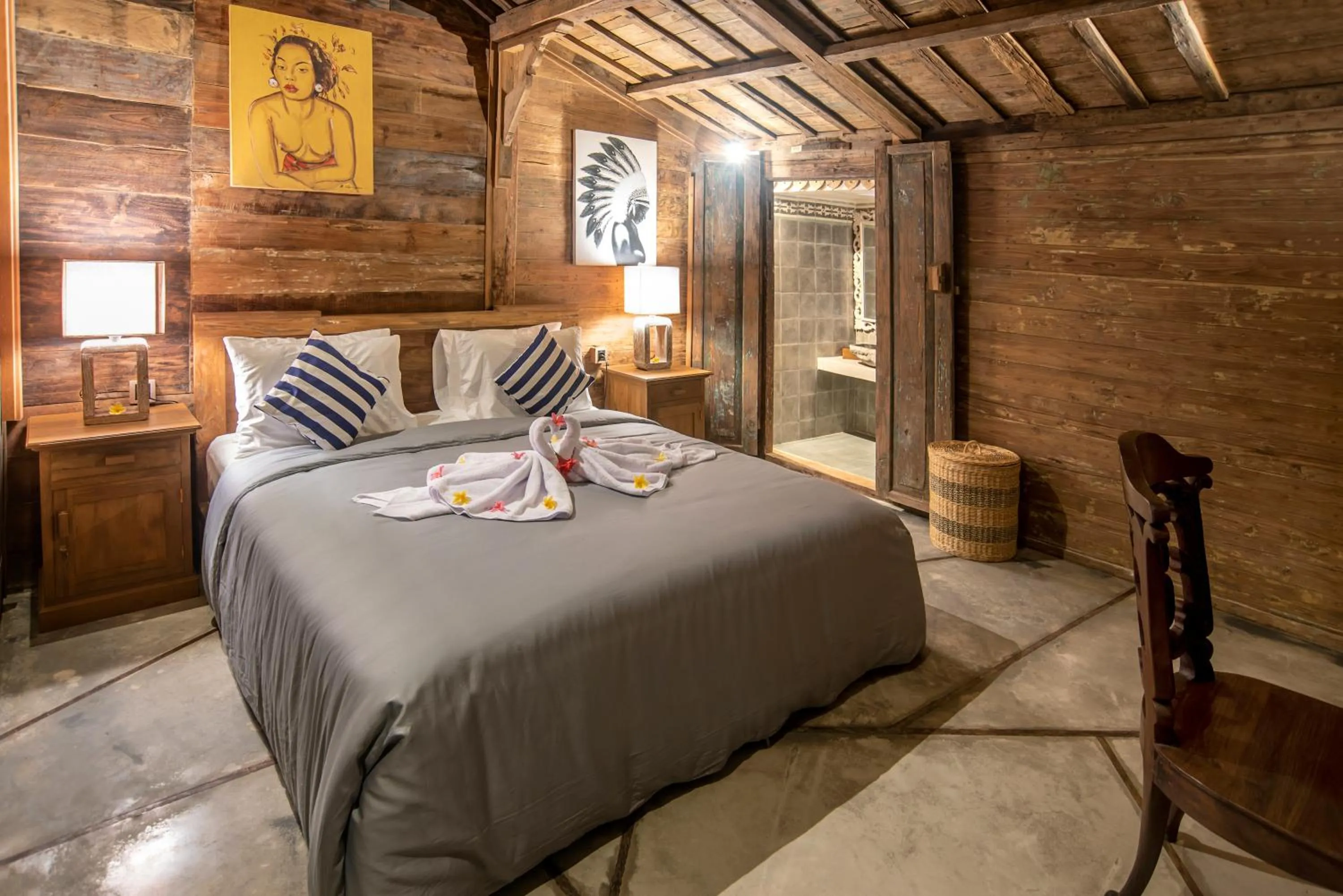 Bed in PNB Bali Villas