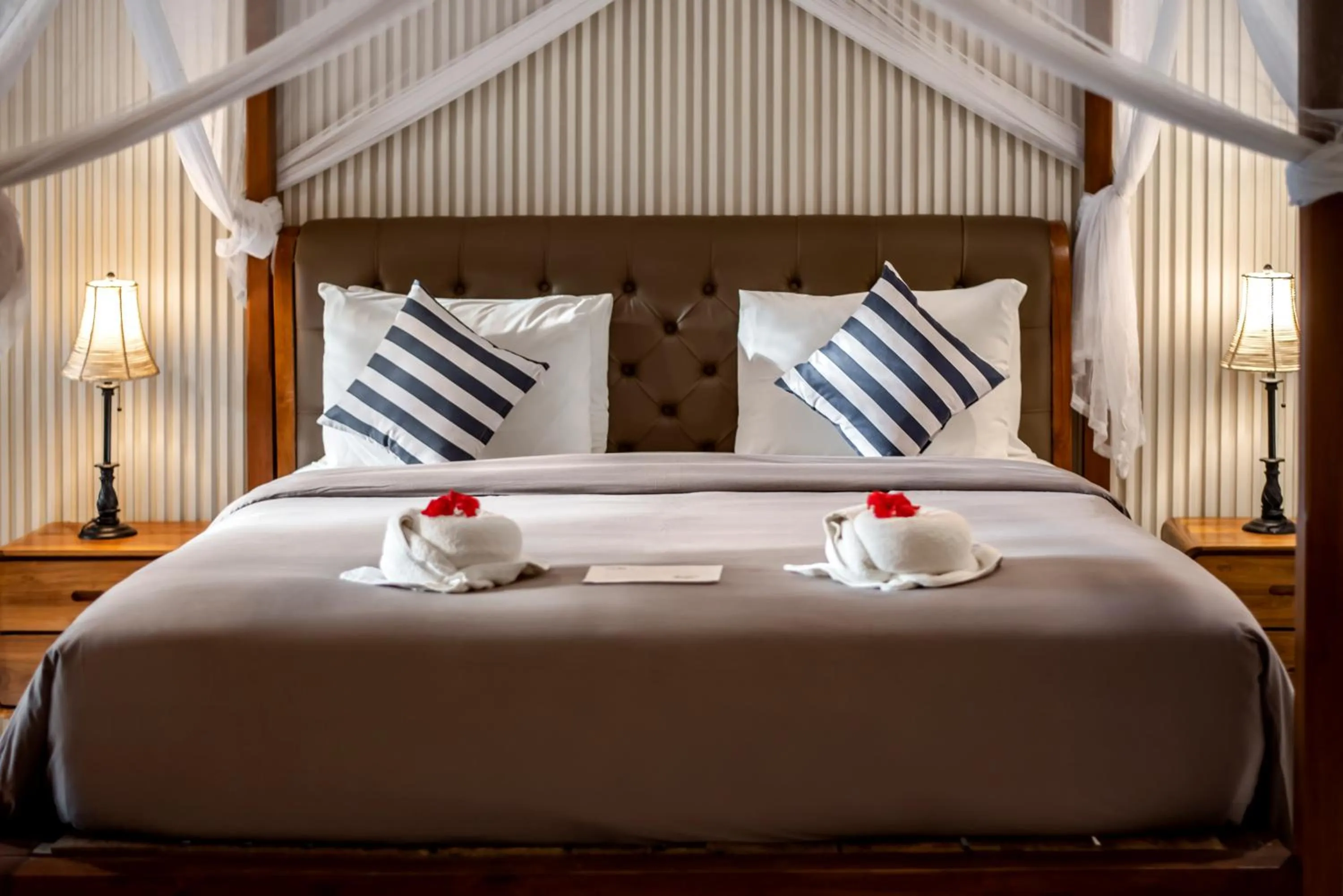 Bed in PNB Bali Villas