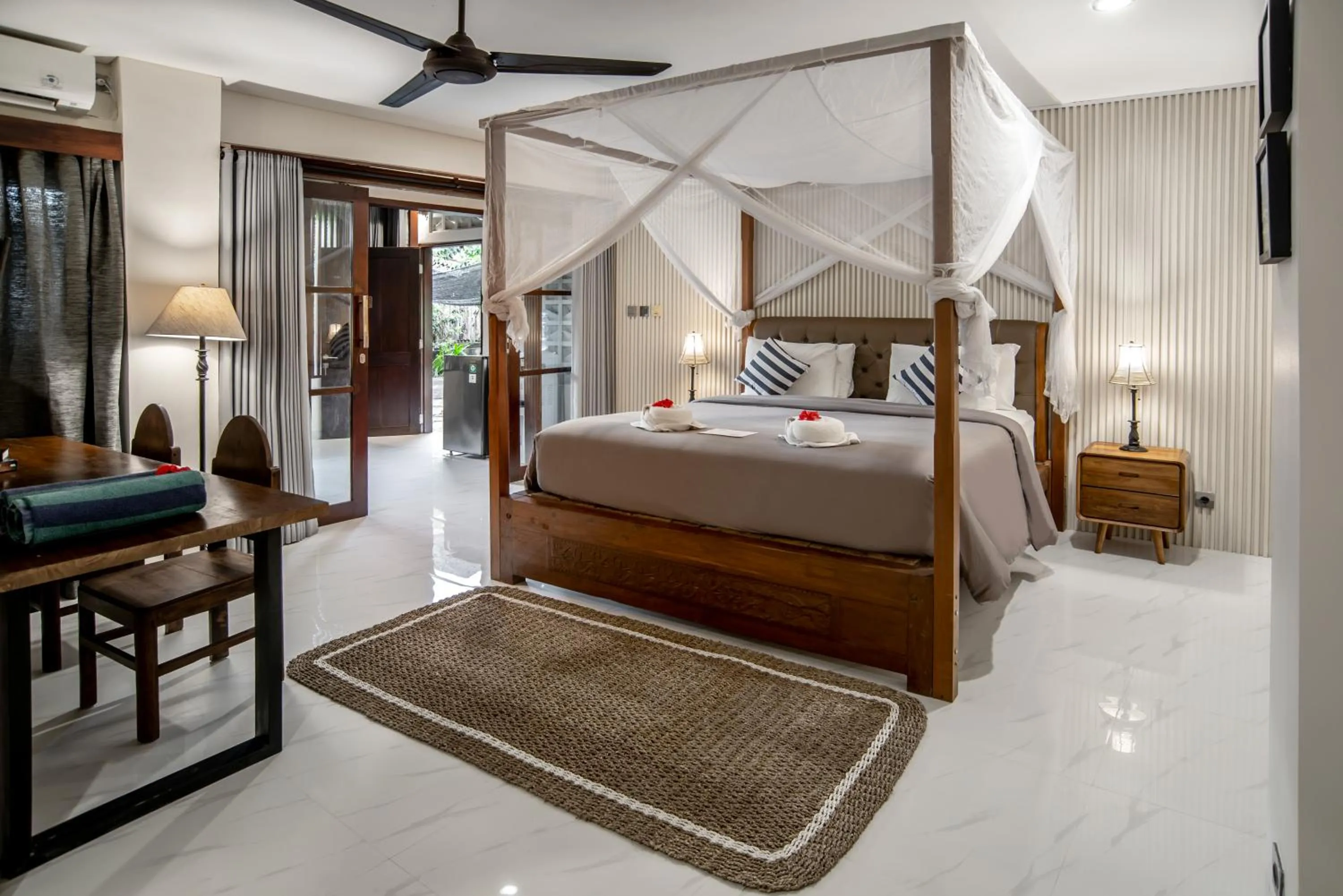 Bed in PNB Bali Villas