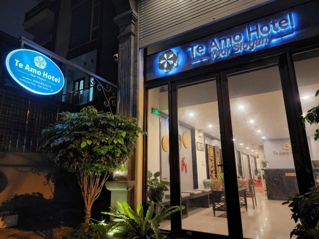 Logo/Certificate/Sign in HOTEL TE AMO