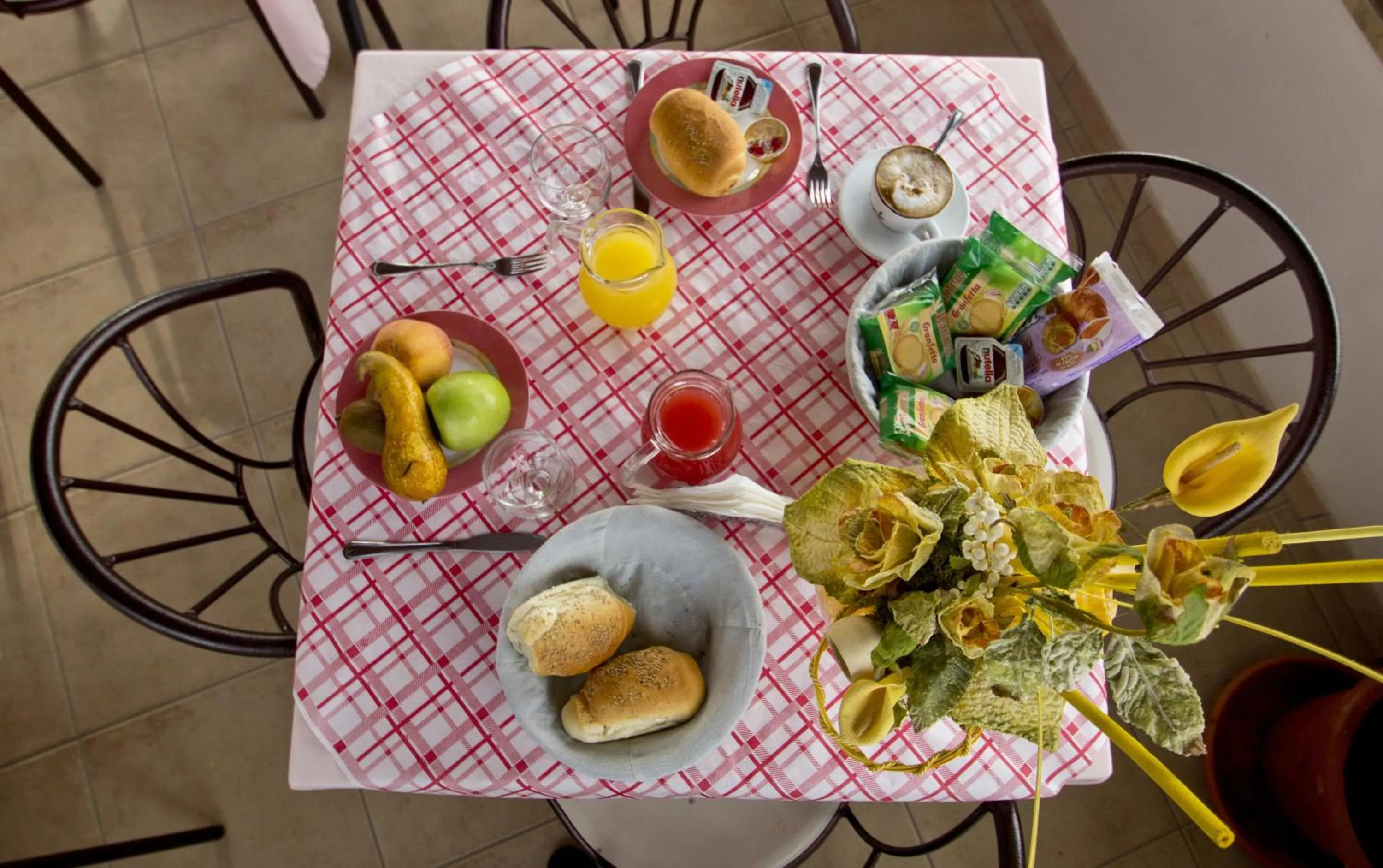 Food close-up in Villa Jolanda & Carmelo