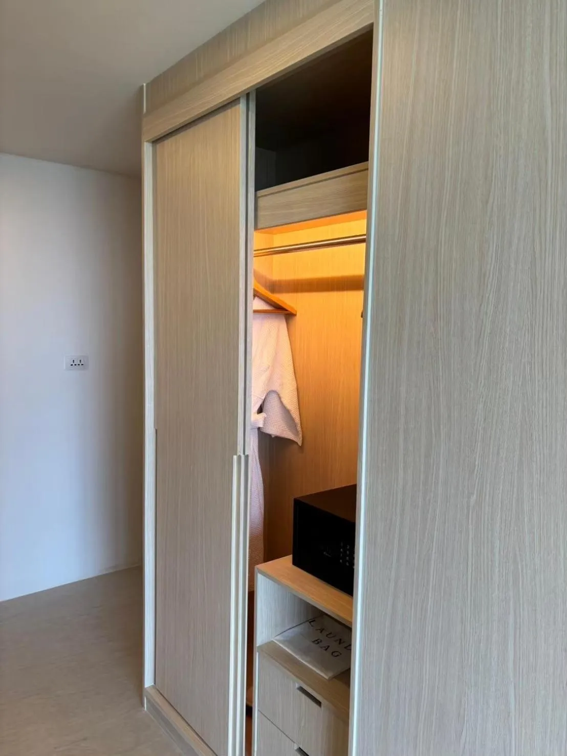 wardrobe in Wyndham La Vita Rawai Phuket