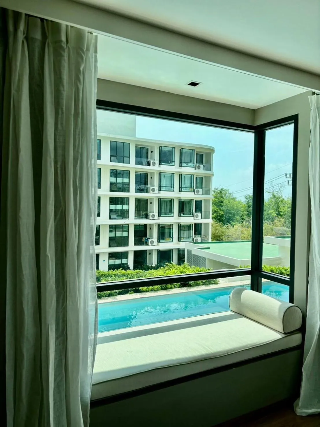 Pool view, Bed in Wyndham La Vita Rawai Phuket