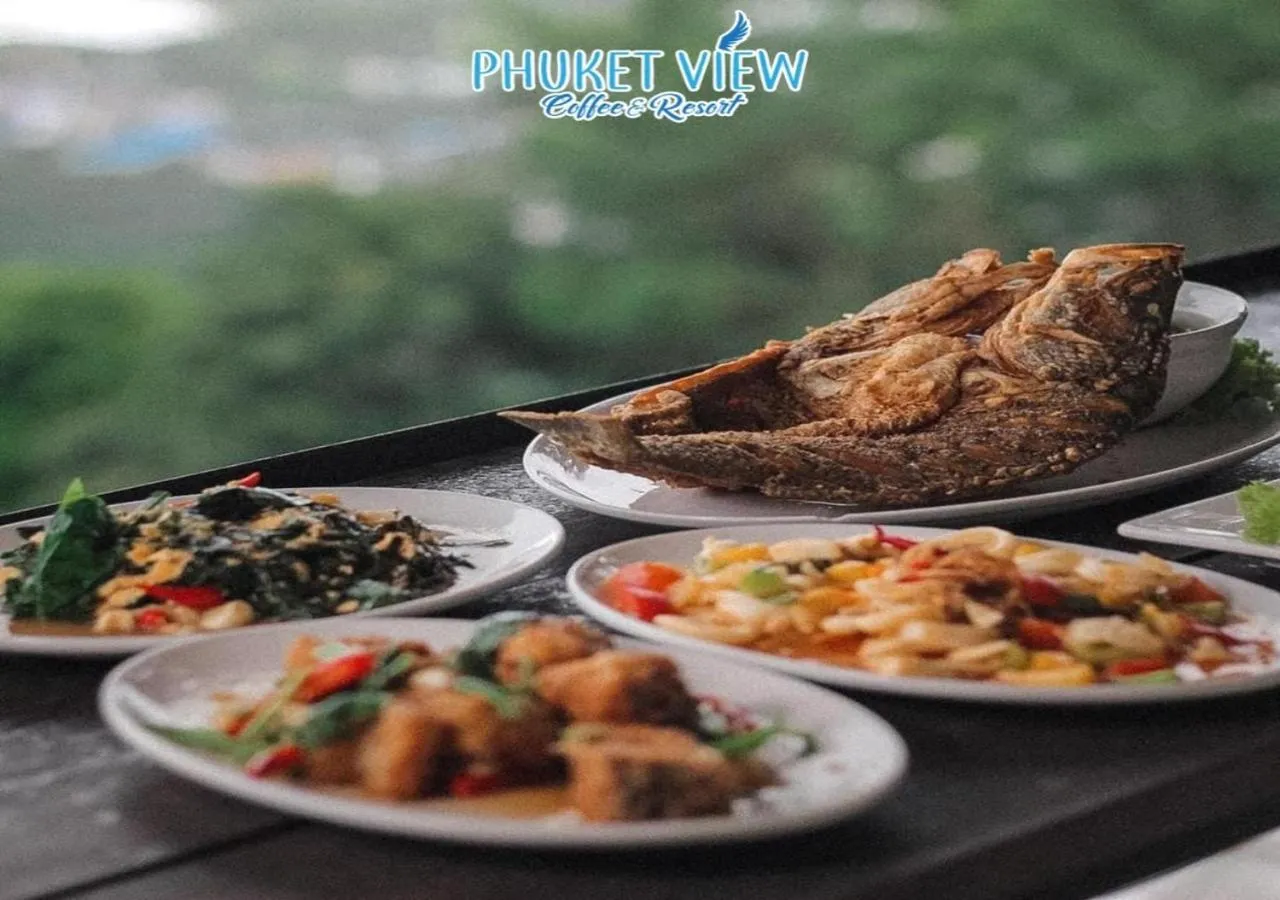 Food and drinks in Phuket View Coffee and Resort