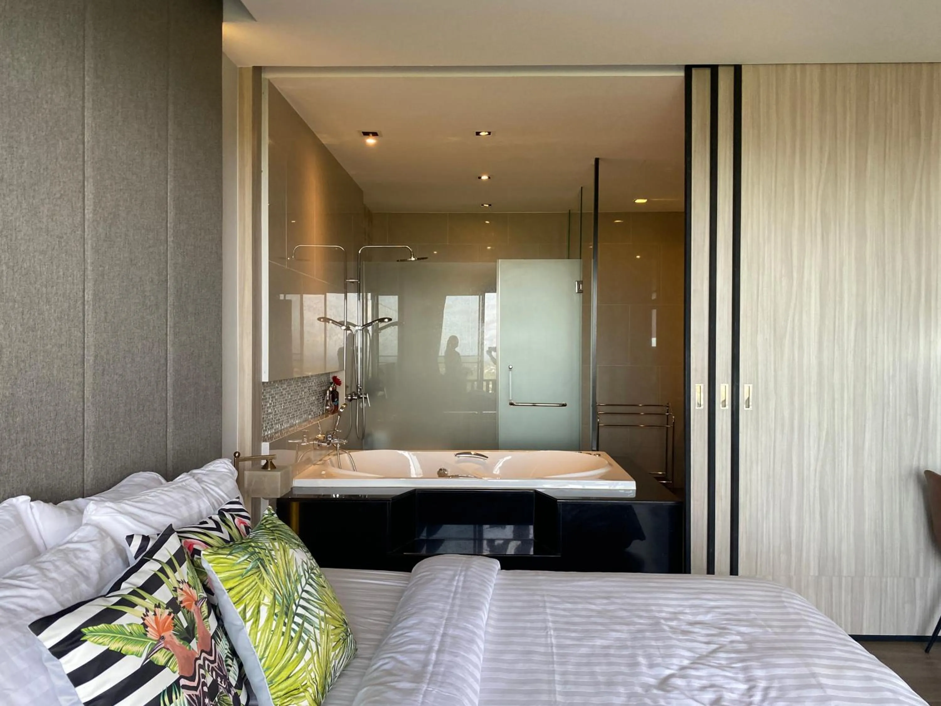 Bed in Phuket View Coffee and Resort