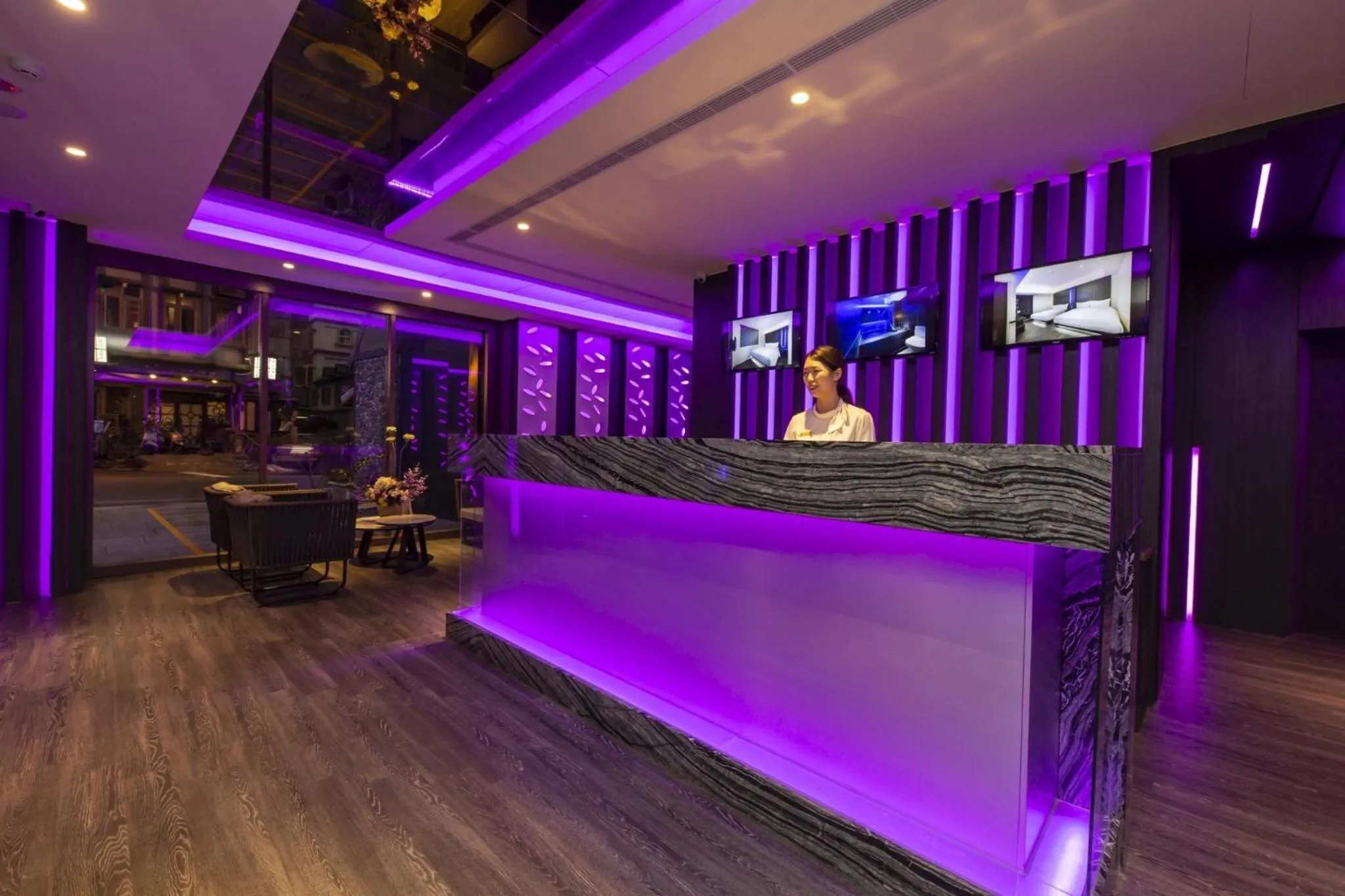 Staff in Seven Fukun Hotel