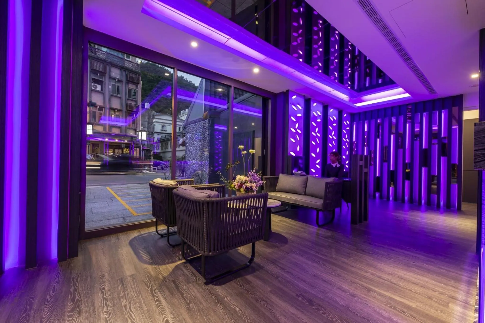 Lobby or reception in Seven Fukun Hotel