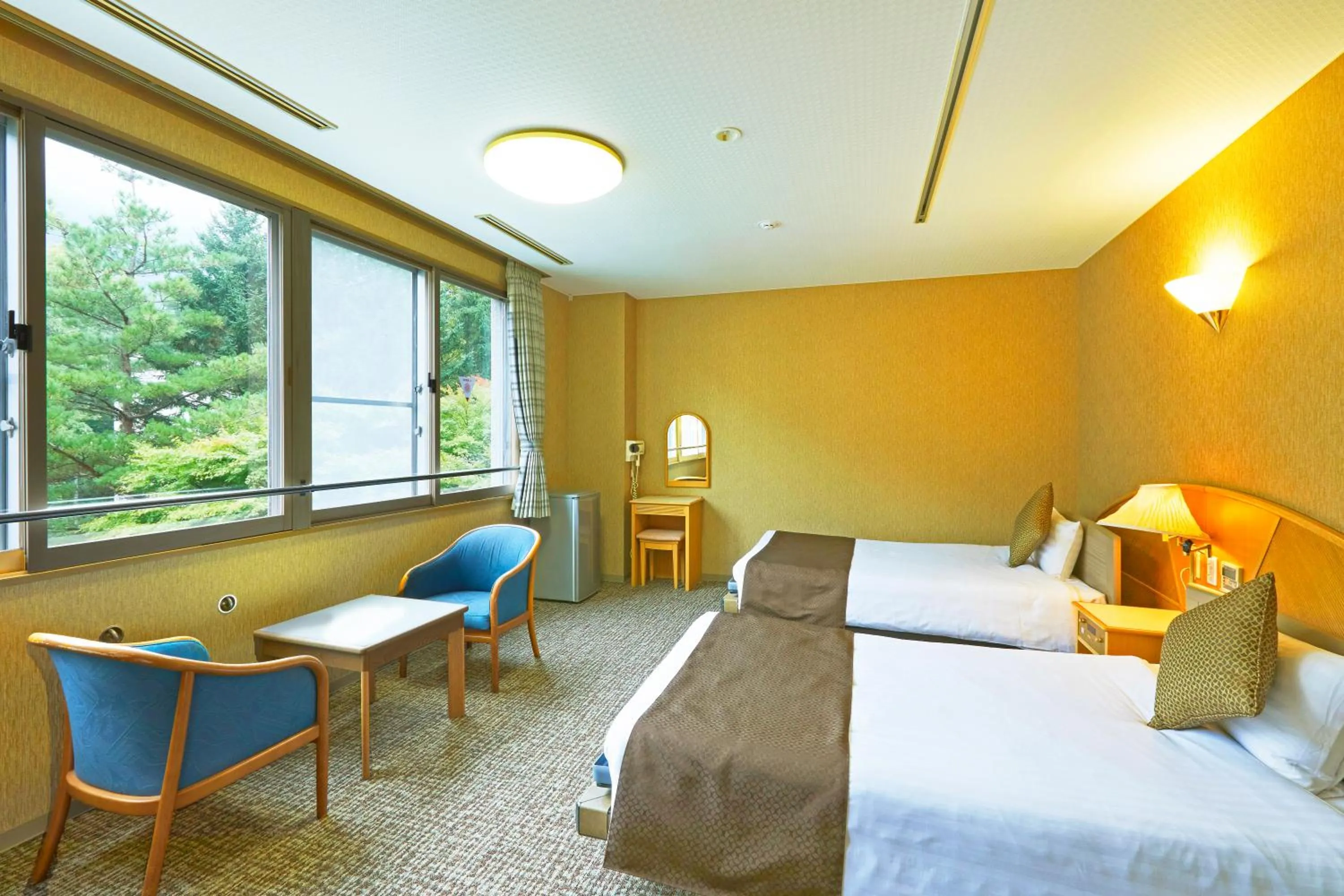 Photo of the whole room, Bed in KAMENOI HOTEL SHIOBARA Dog Friendly Hotel