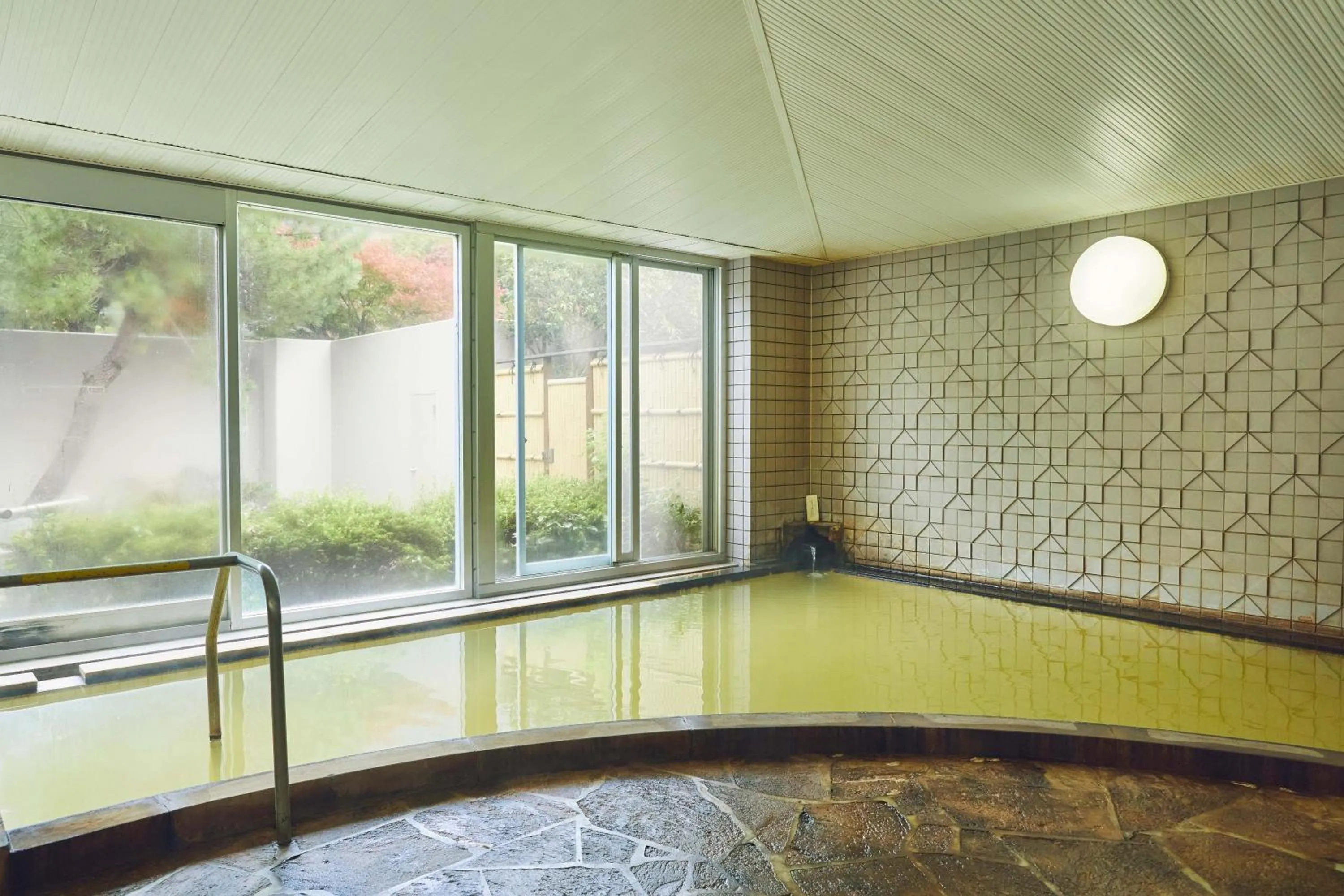 Hot Spring Bath in KAMENOI HOTEL SHIOBARA Dog Friendly Hotel