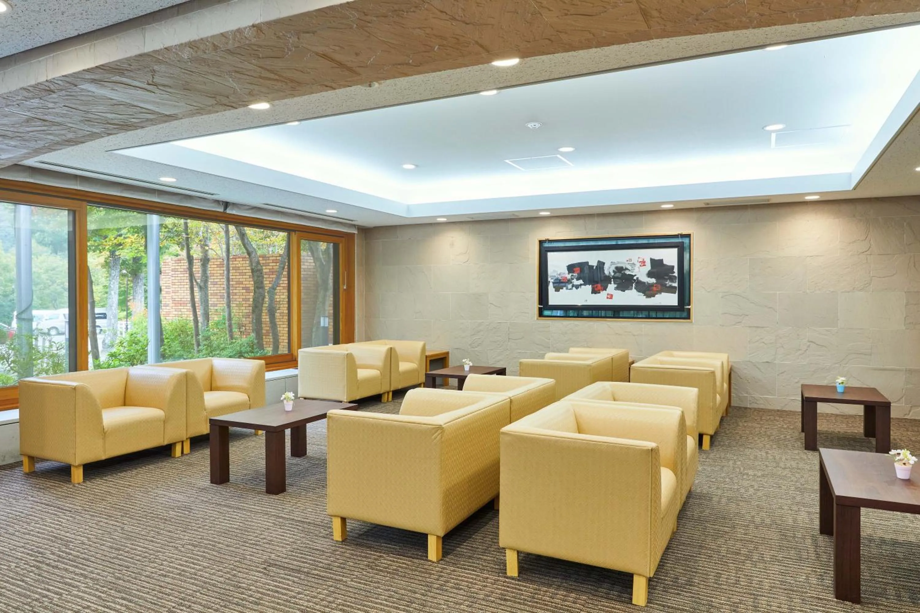 Lobby or reception in KAMENOI HOTEL SHIOBARA Dog Friendly Hotel