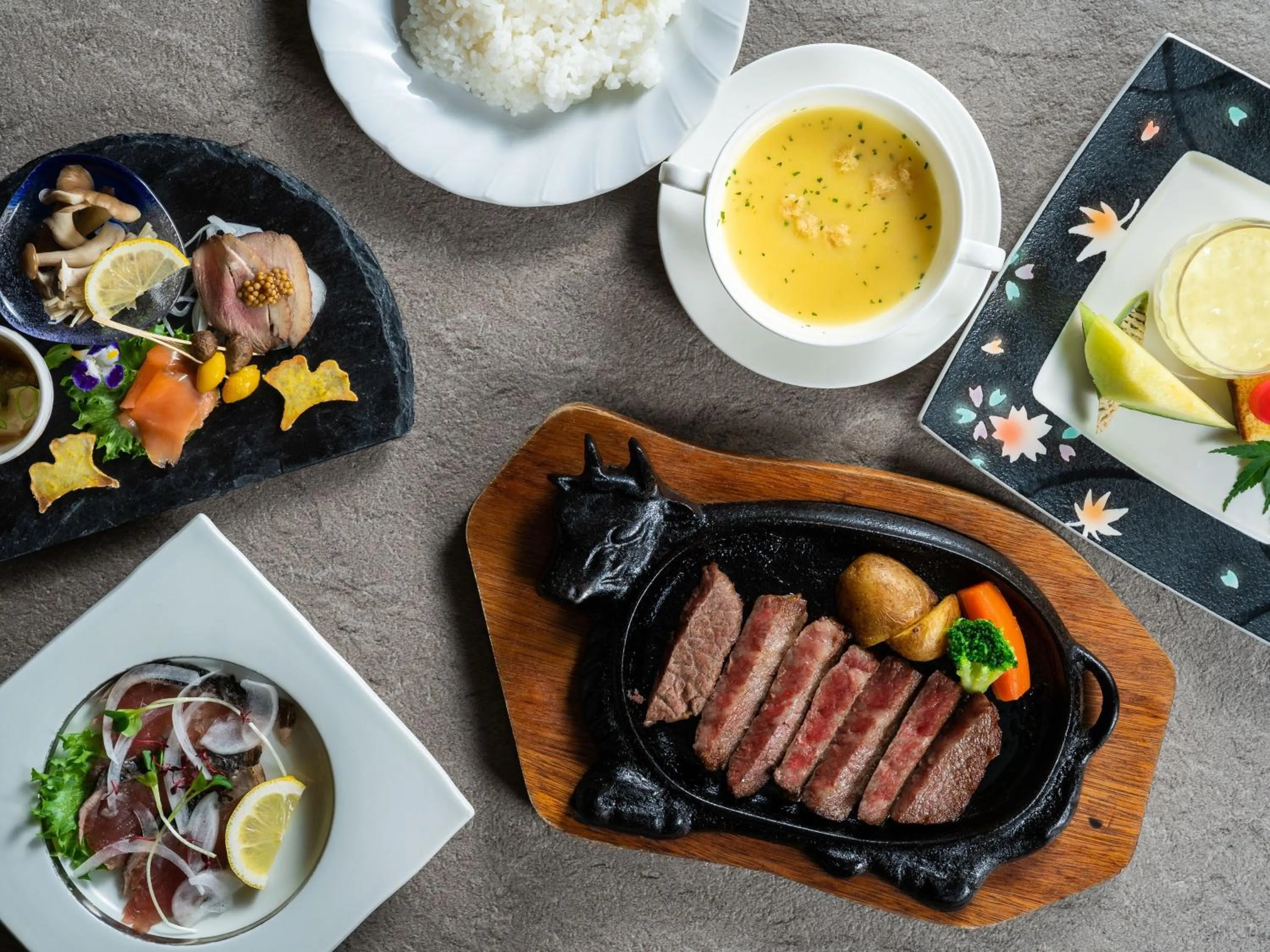 Meals, Food in Kanpo no Yado Ino