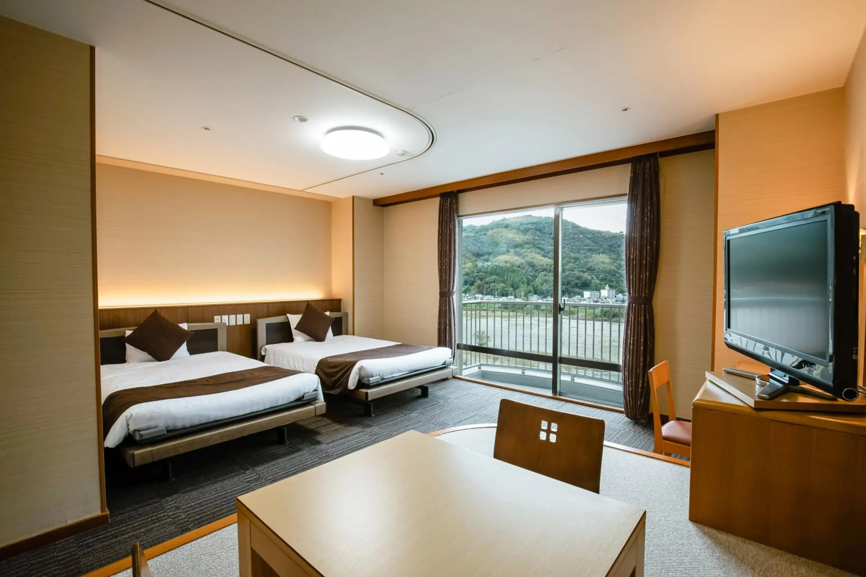 Accessible Room (With Private Bath) - single occupancy in Kanpo no Yado Ino Accessible Room (With Private Bath) - single occupancy in Kanpo no Yado Ino