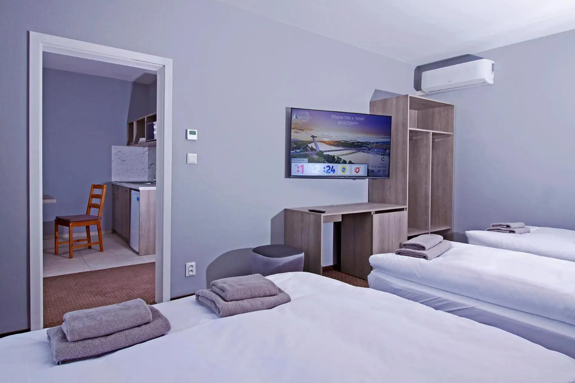 Ikaros Family Room with Kitchen in Aviator Garni Hotel Bratislava Ikaros Family Room with Kitchen in Aviator Garni Hotel Bratislava