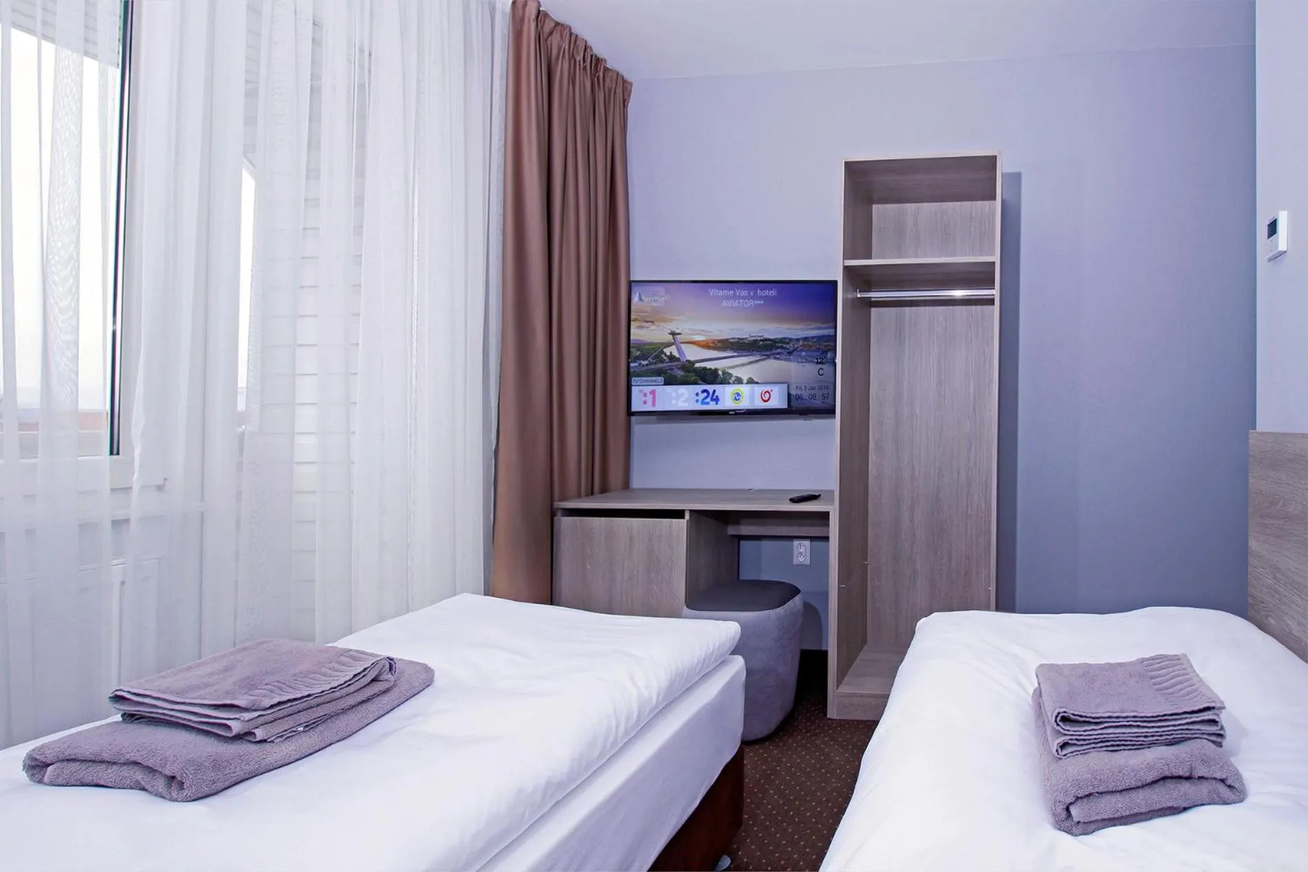 Bedroom, Bed in Aviator Garni Hotel Bratislava