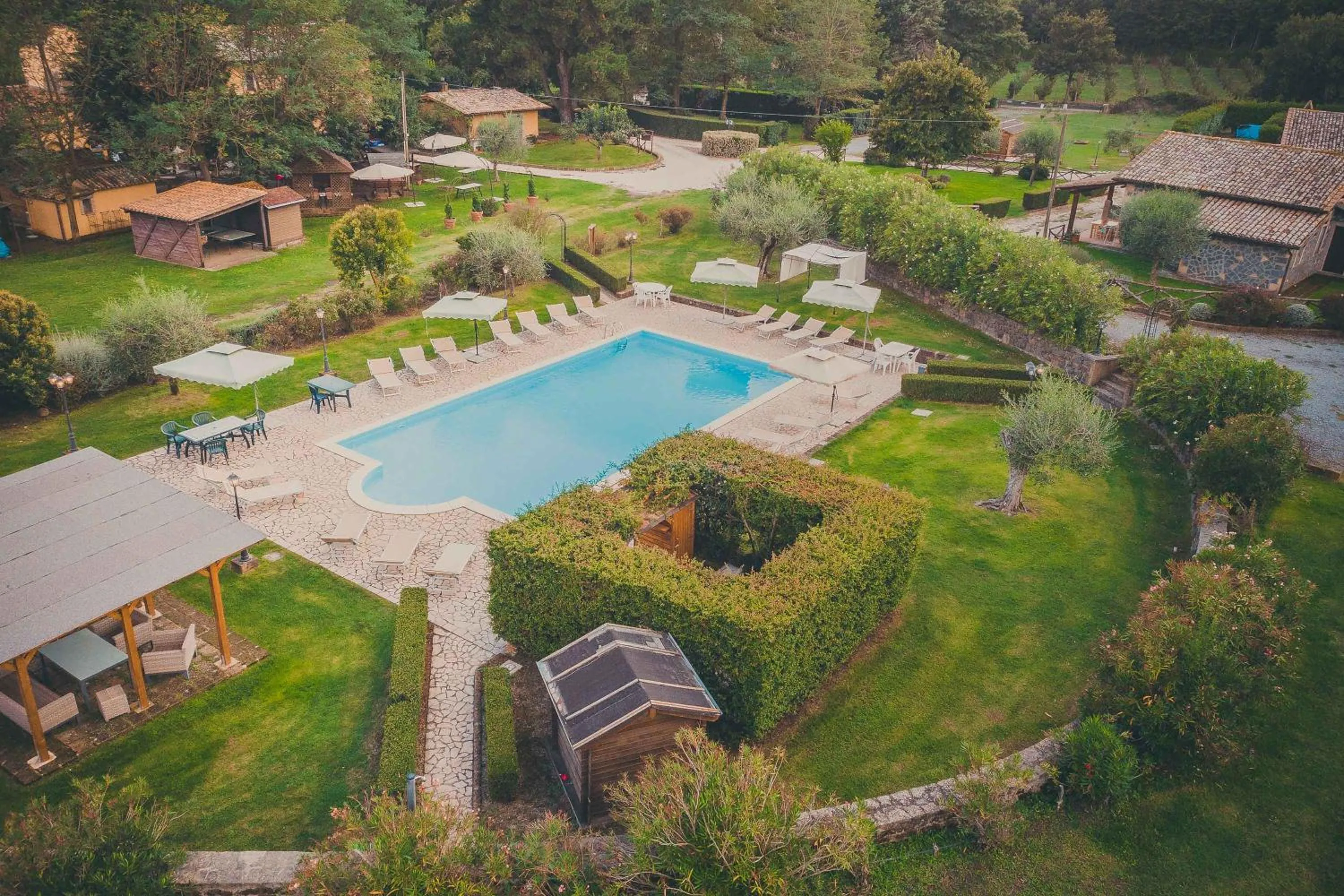 Pool view in Agriturismo Buonasera