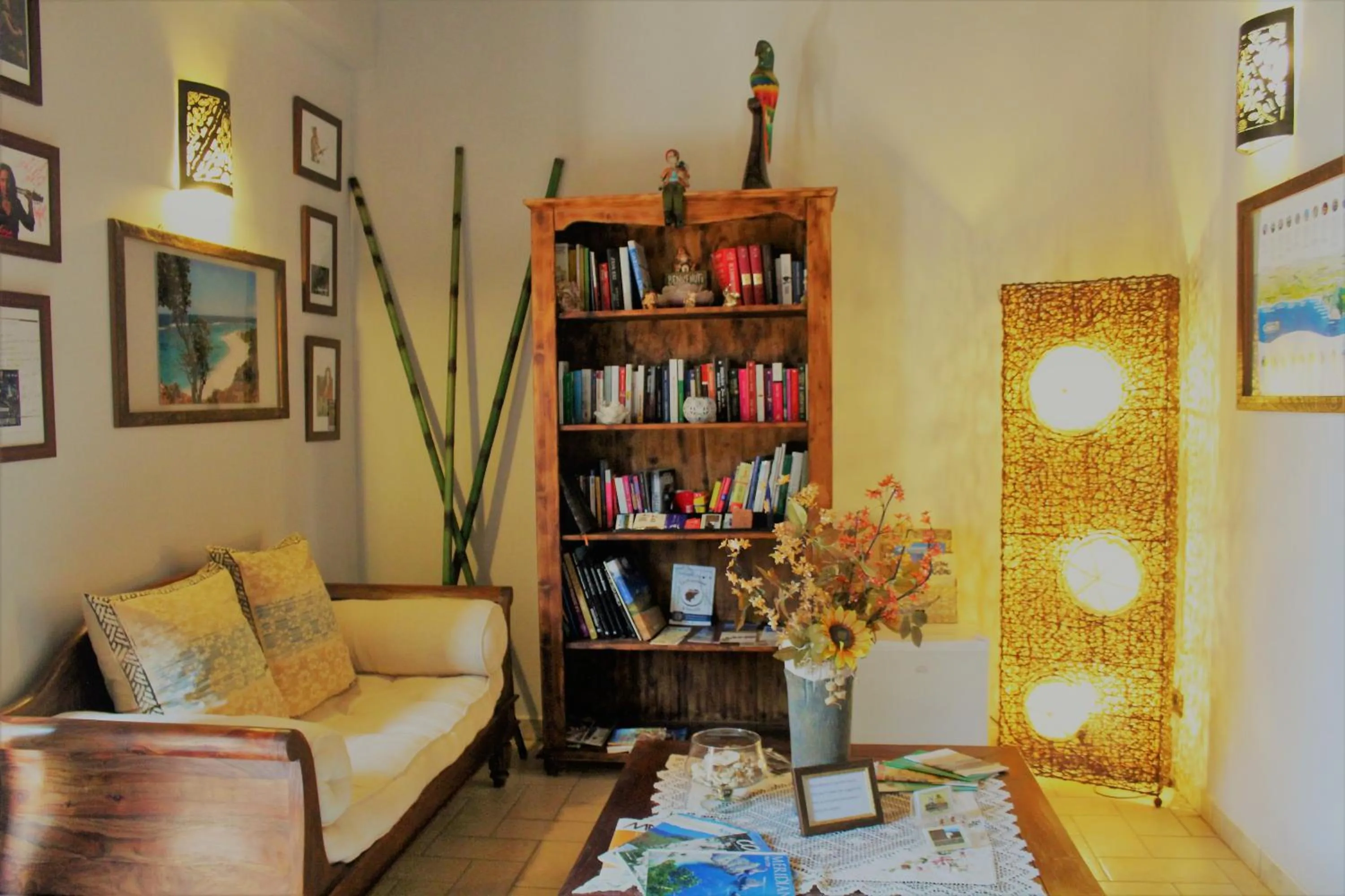 Library in Antigua B&B