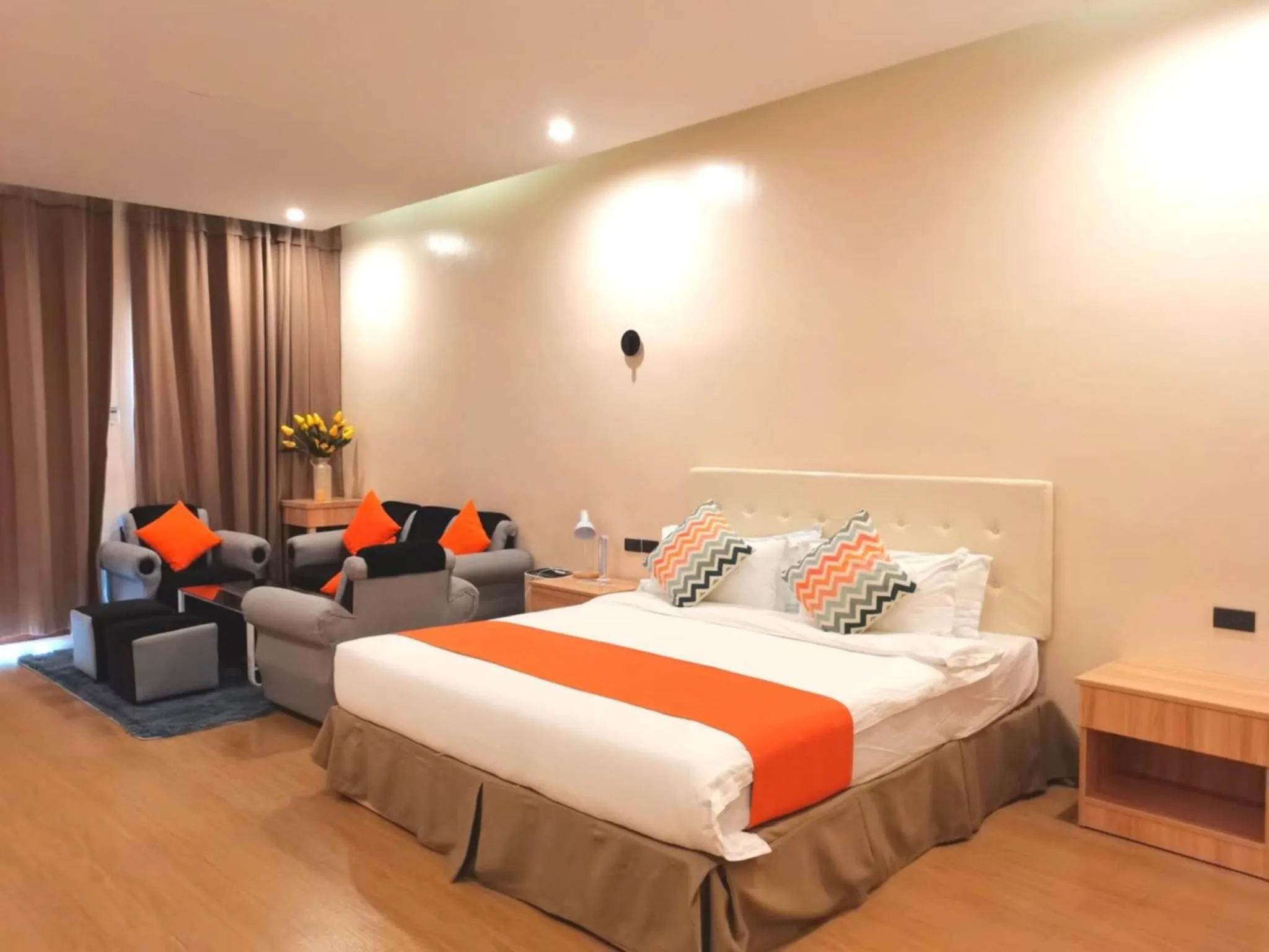 Bed in Camotes Ocean Heaven Resort