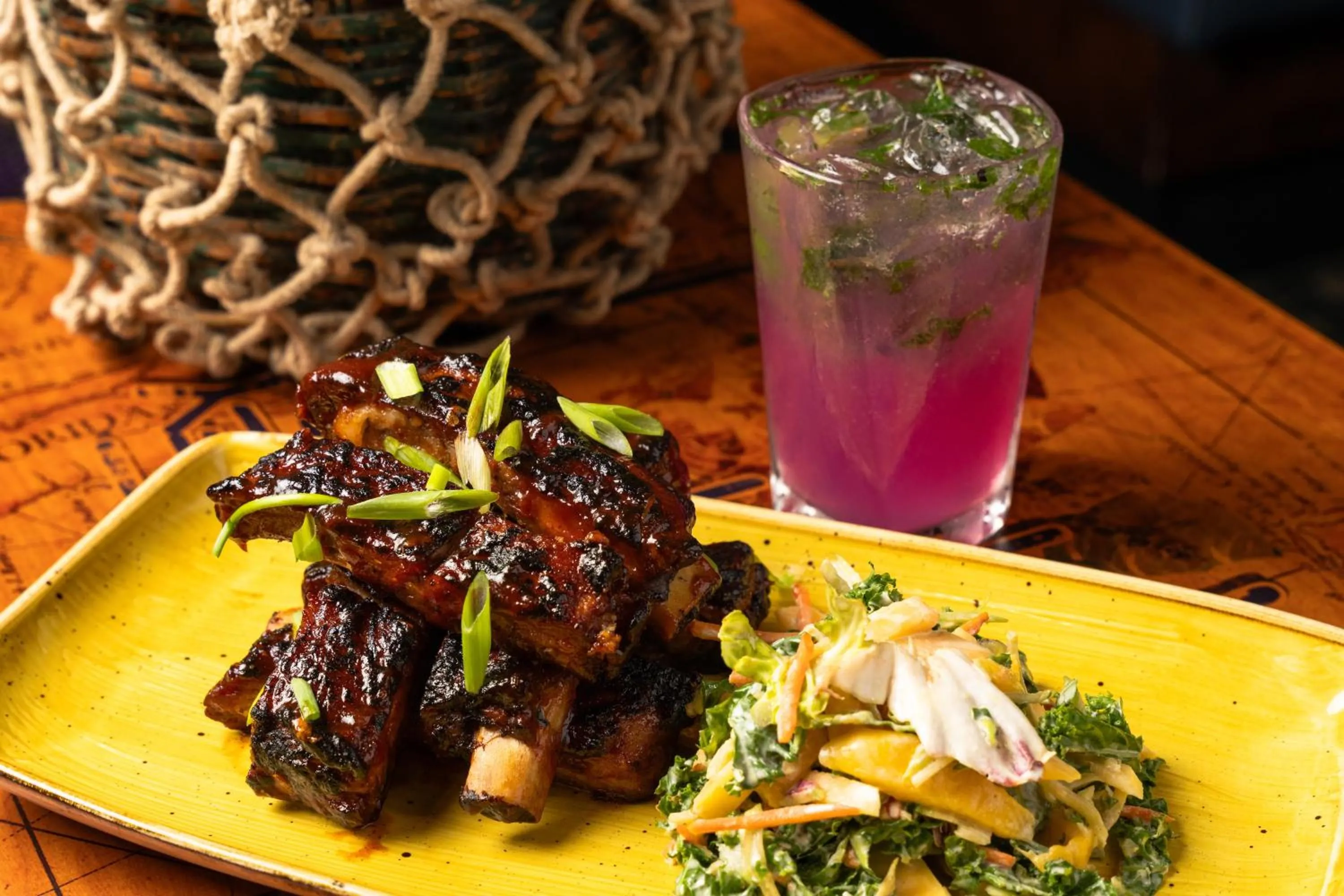 Food close-up in RumFish Beach at TradeWinds