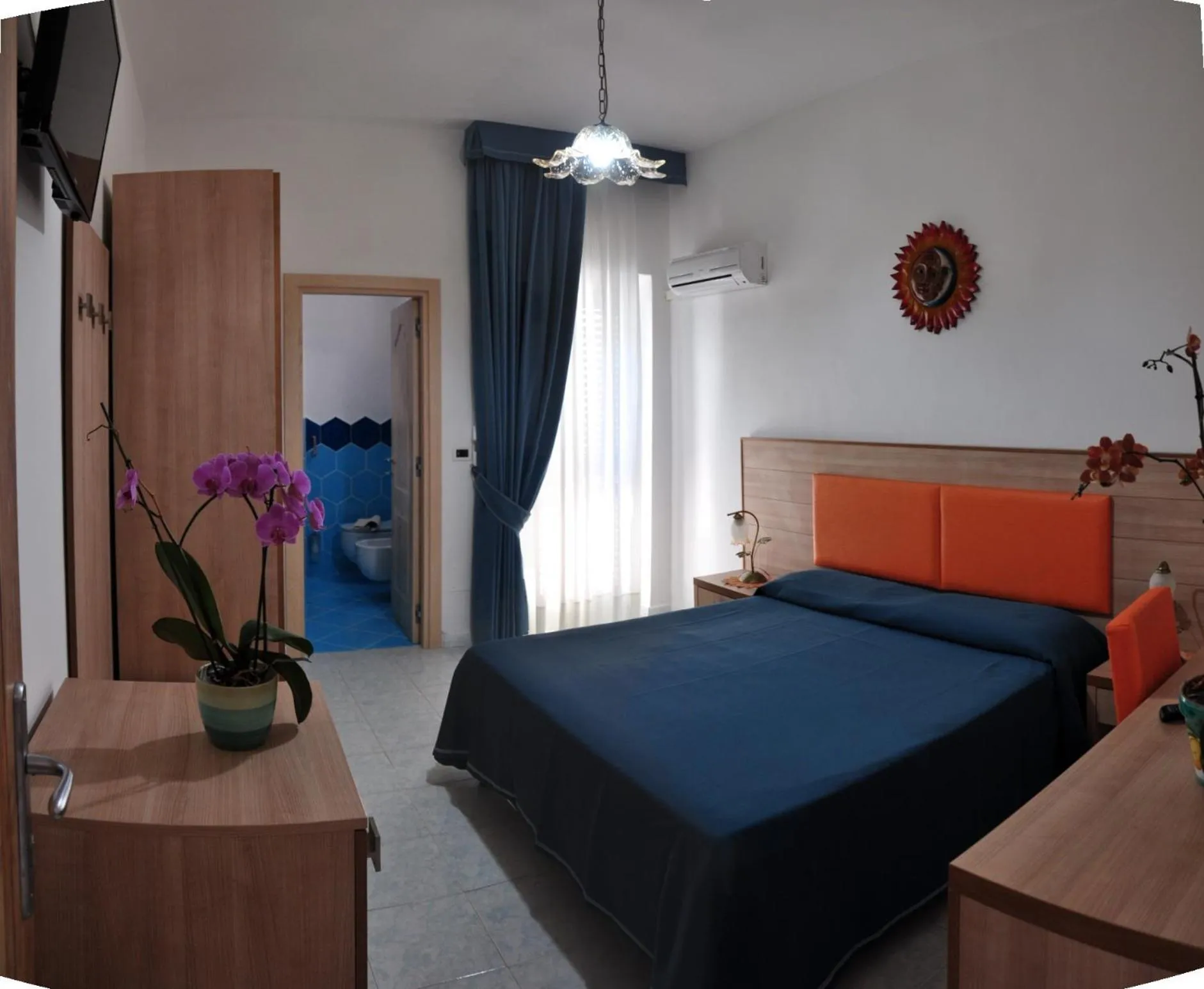 Bed in Hotel Villa Cimmentorosso