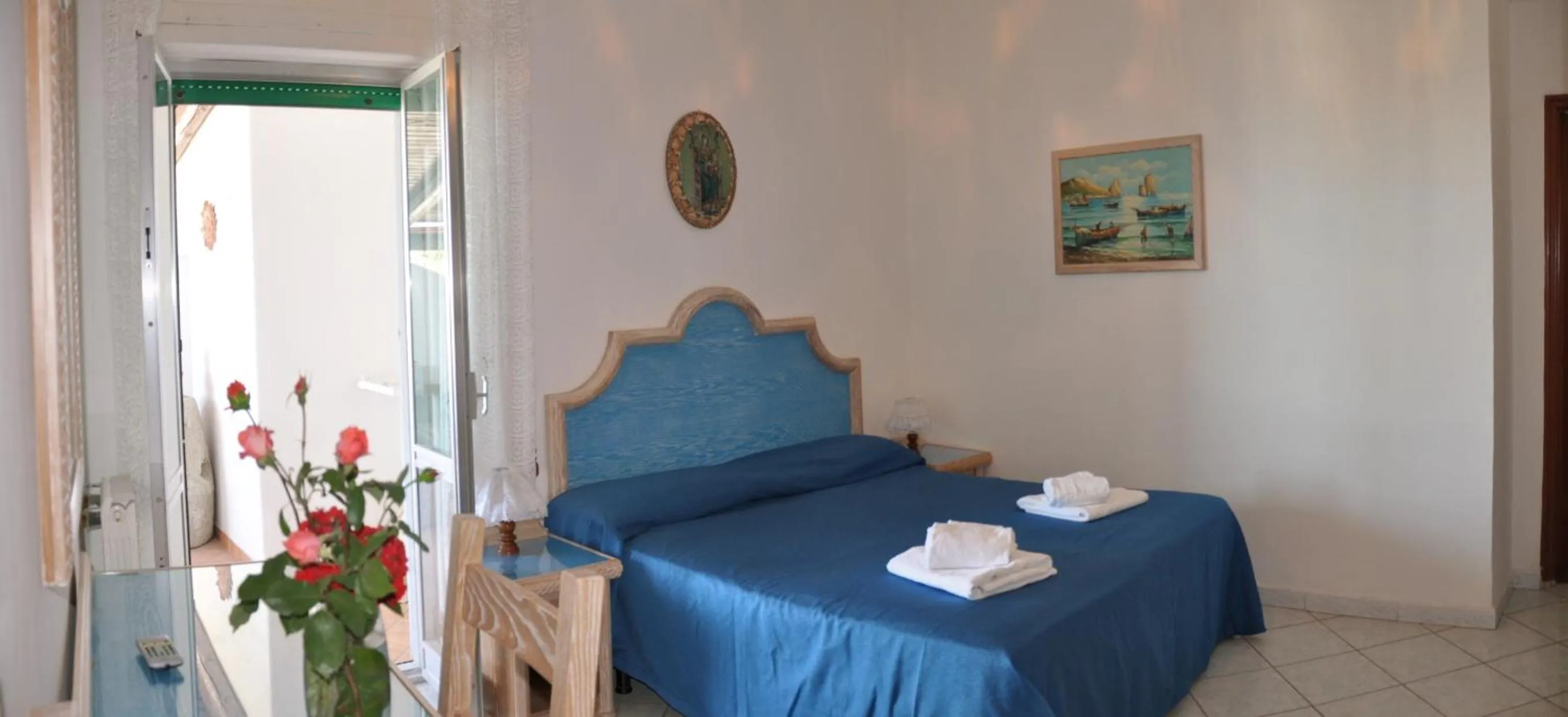 Bed in Hotel Villa Cimmentorosso