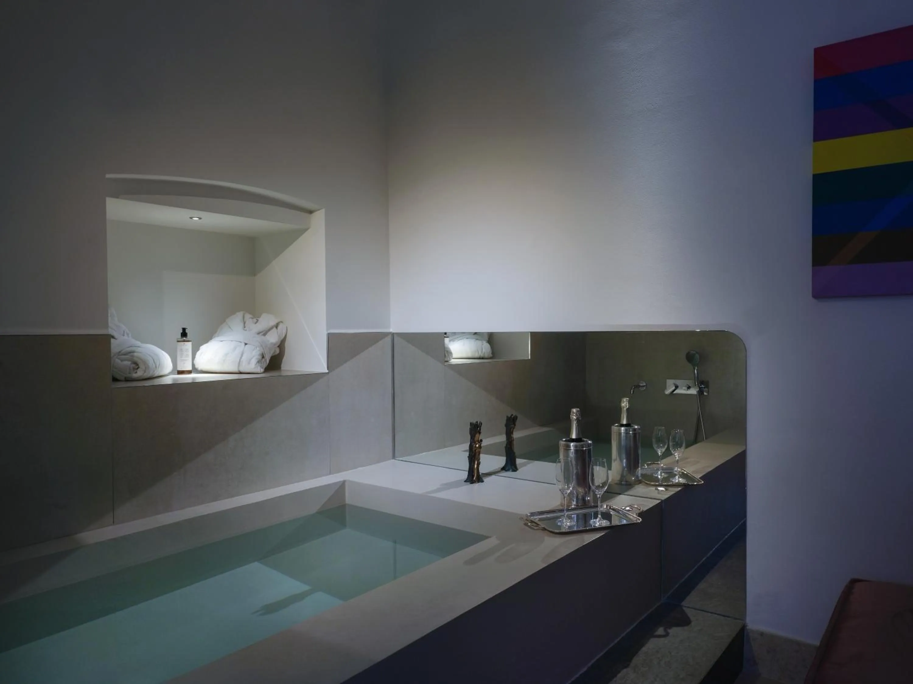 Bath in Euvodia Luxury Rooms