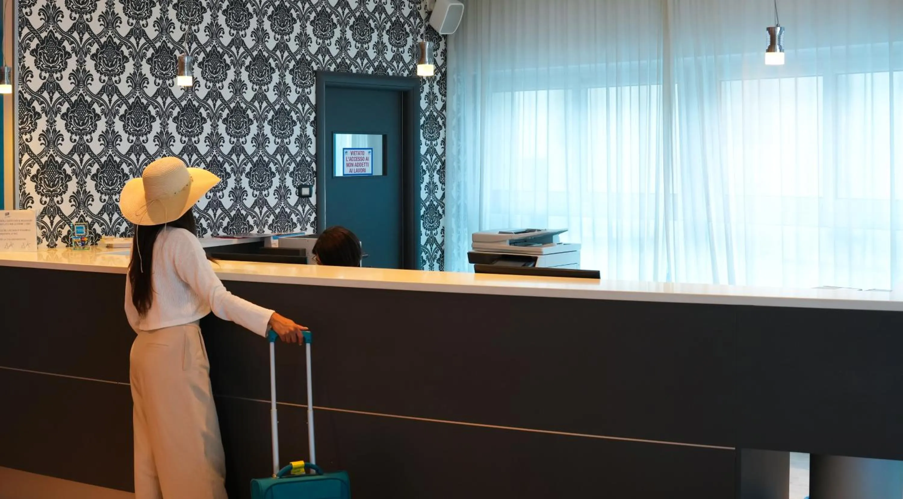 Lobby or reception in Hotel Lido