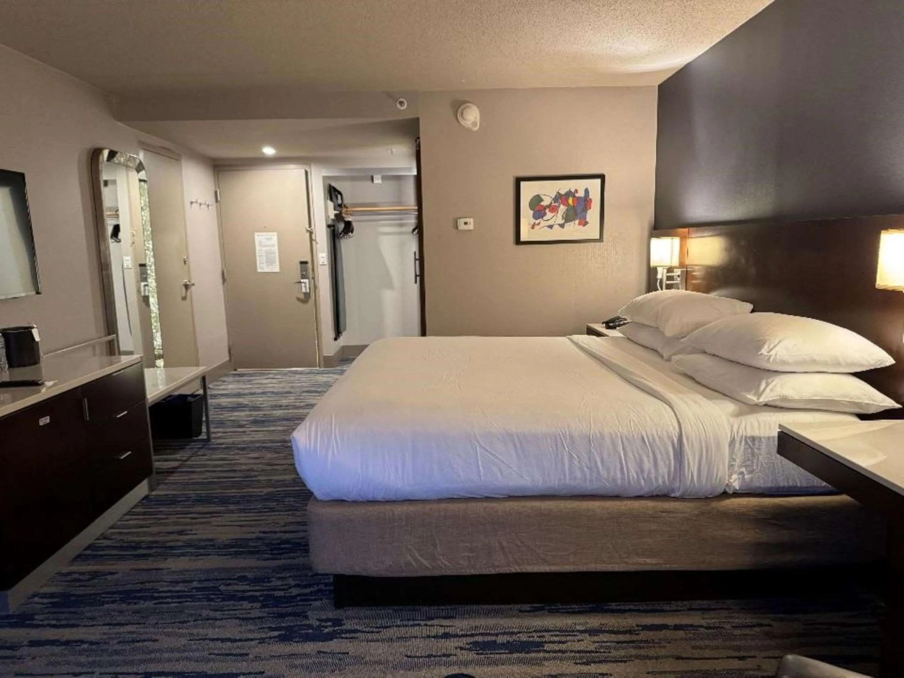 Bedroom, Bed in Skyline Hotel Detroit Airport, SureStay Collection by Best Western